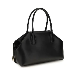 Black Vegan Leather Handbag