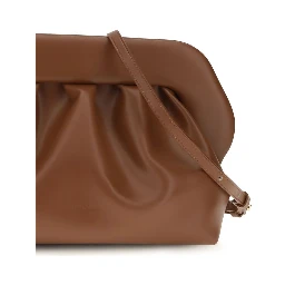 Brown Vegan Leather Clutch Bag