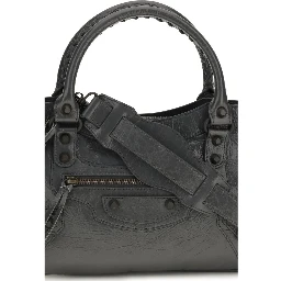 Gray Lamb Ovis Aries Shoulder Bag