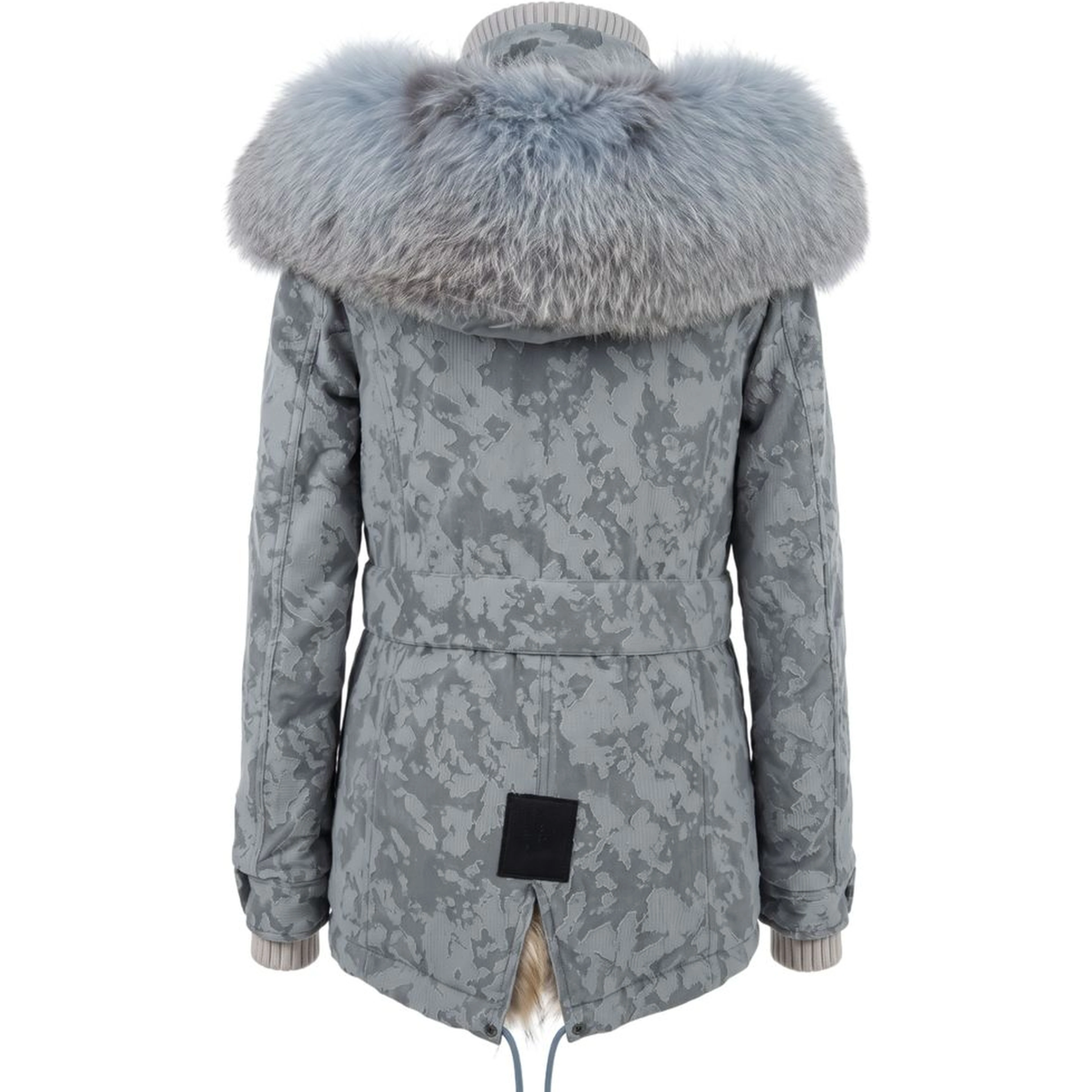 Light Blue Cotton Women's Jacket