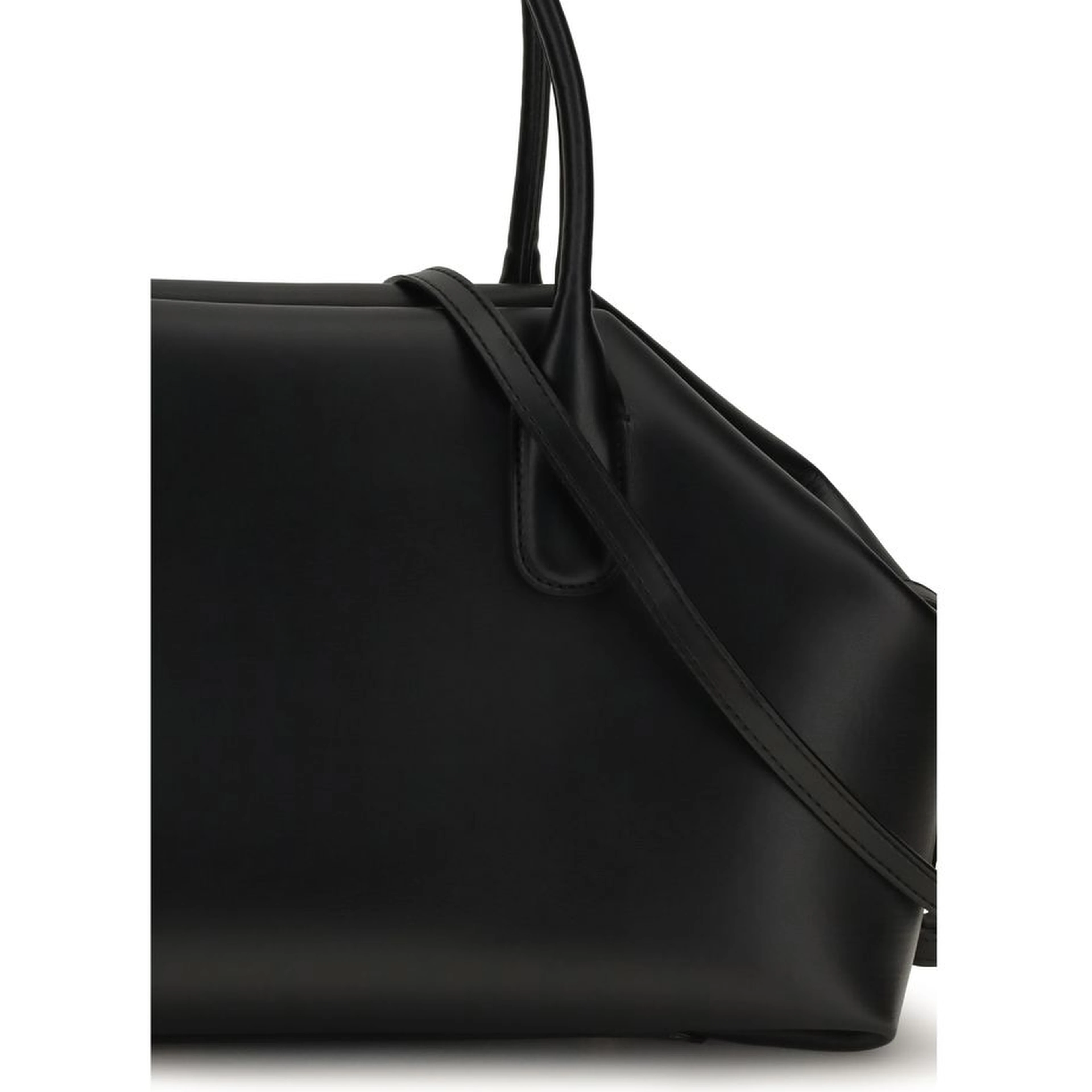 Black Vegan Leather Handbag