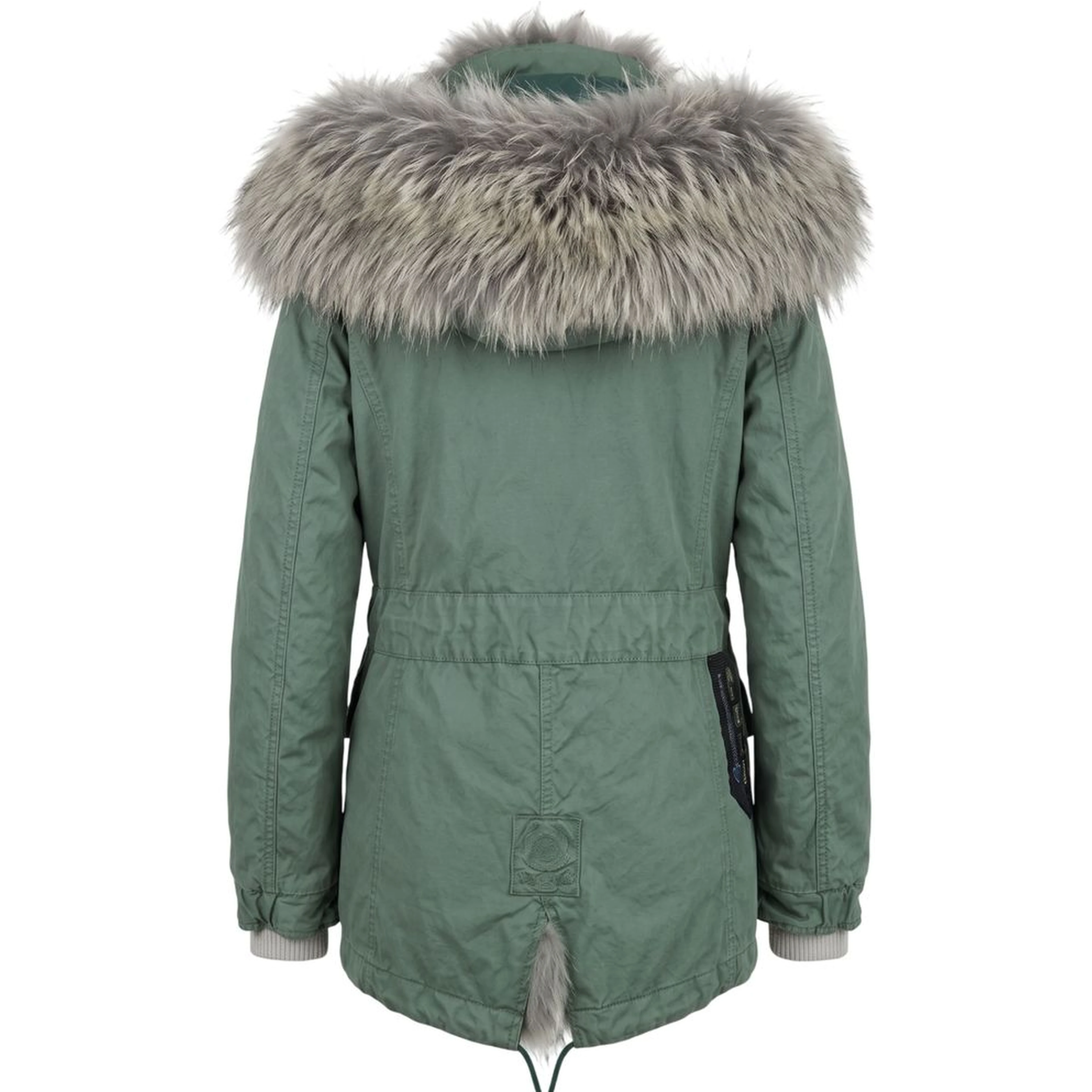 Green Cotton Women's Jacket