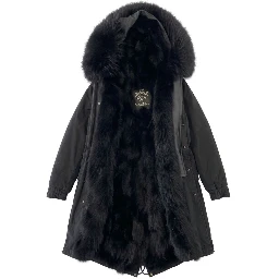 Black Cotton Women Jacket