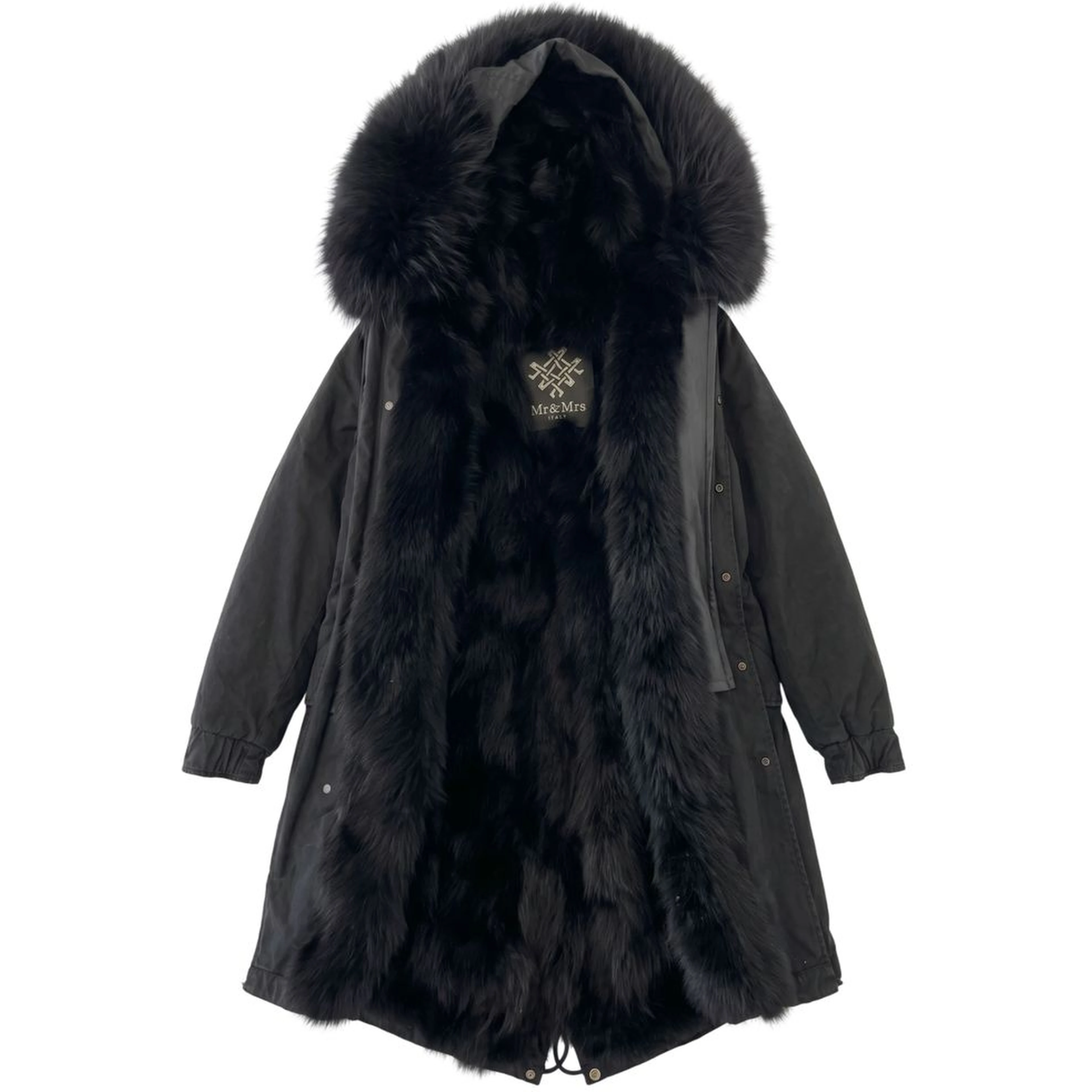 Black Cotton Women Jacket