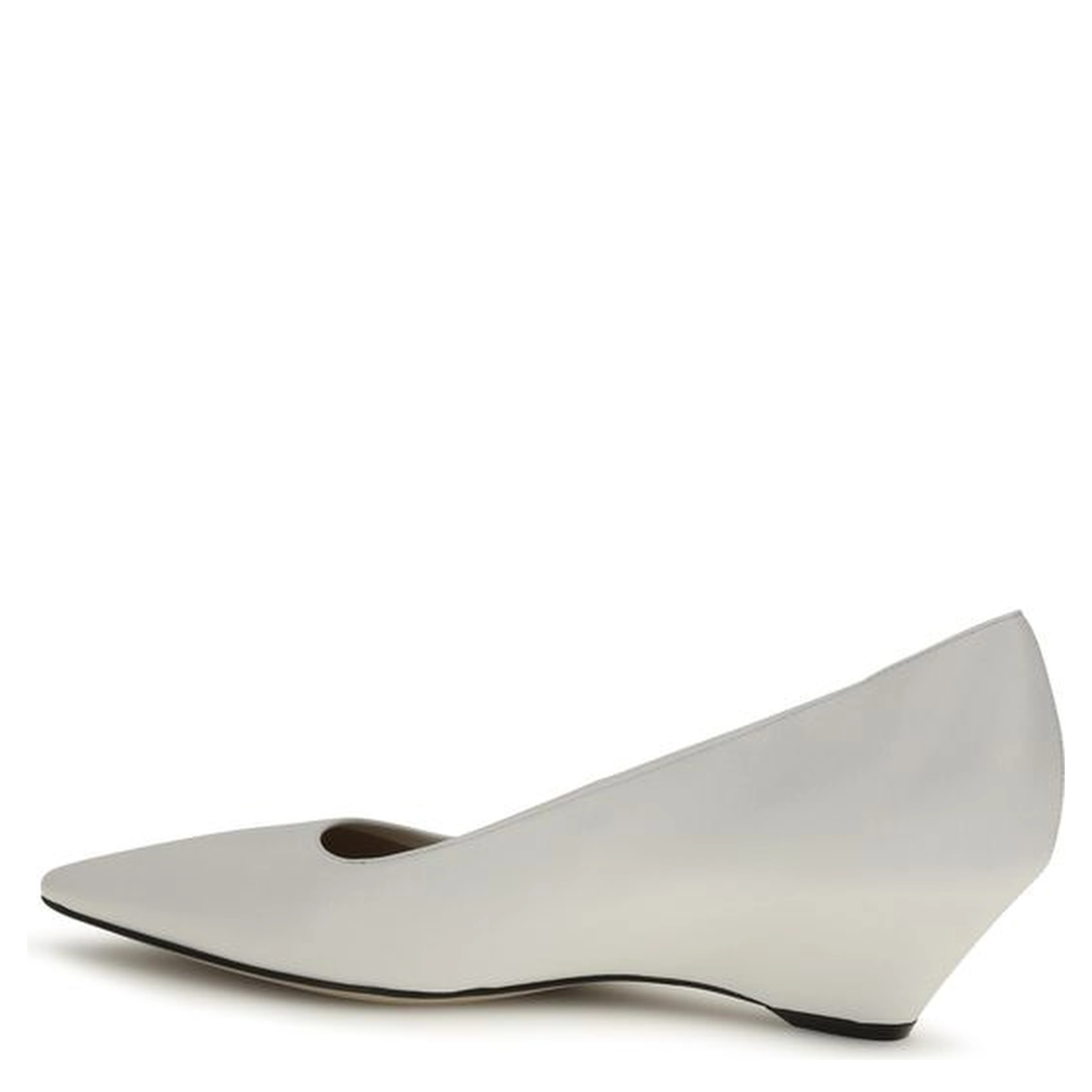 White Lamb Ovis Aries Platform Pumps
