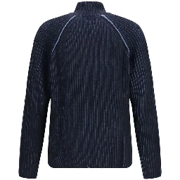 Blue Polyamide Cardigan