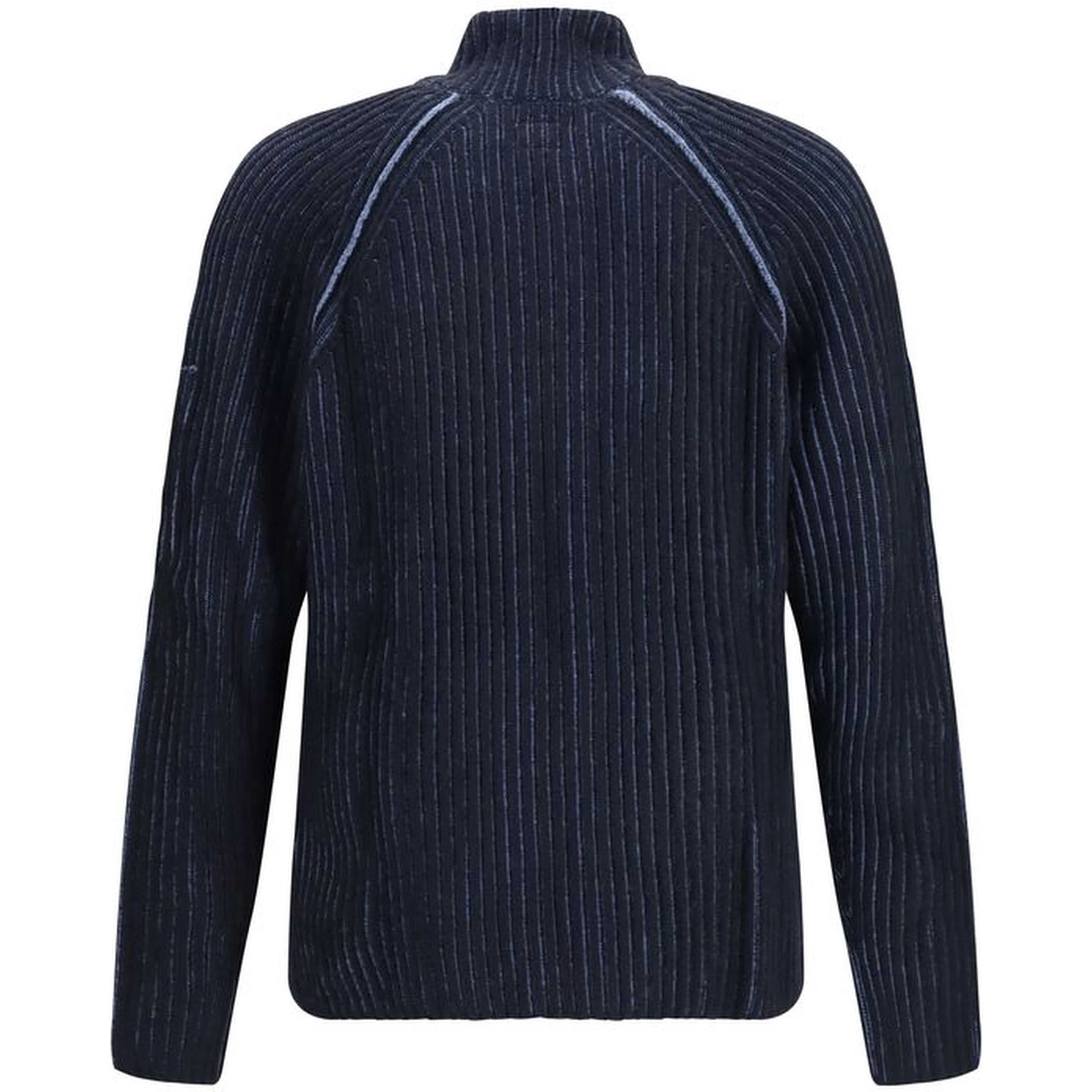 Blue Polyamide Cardigan