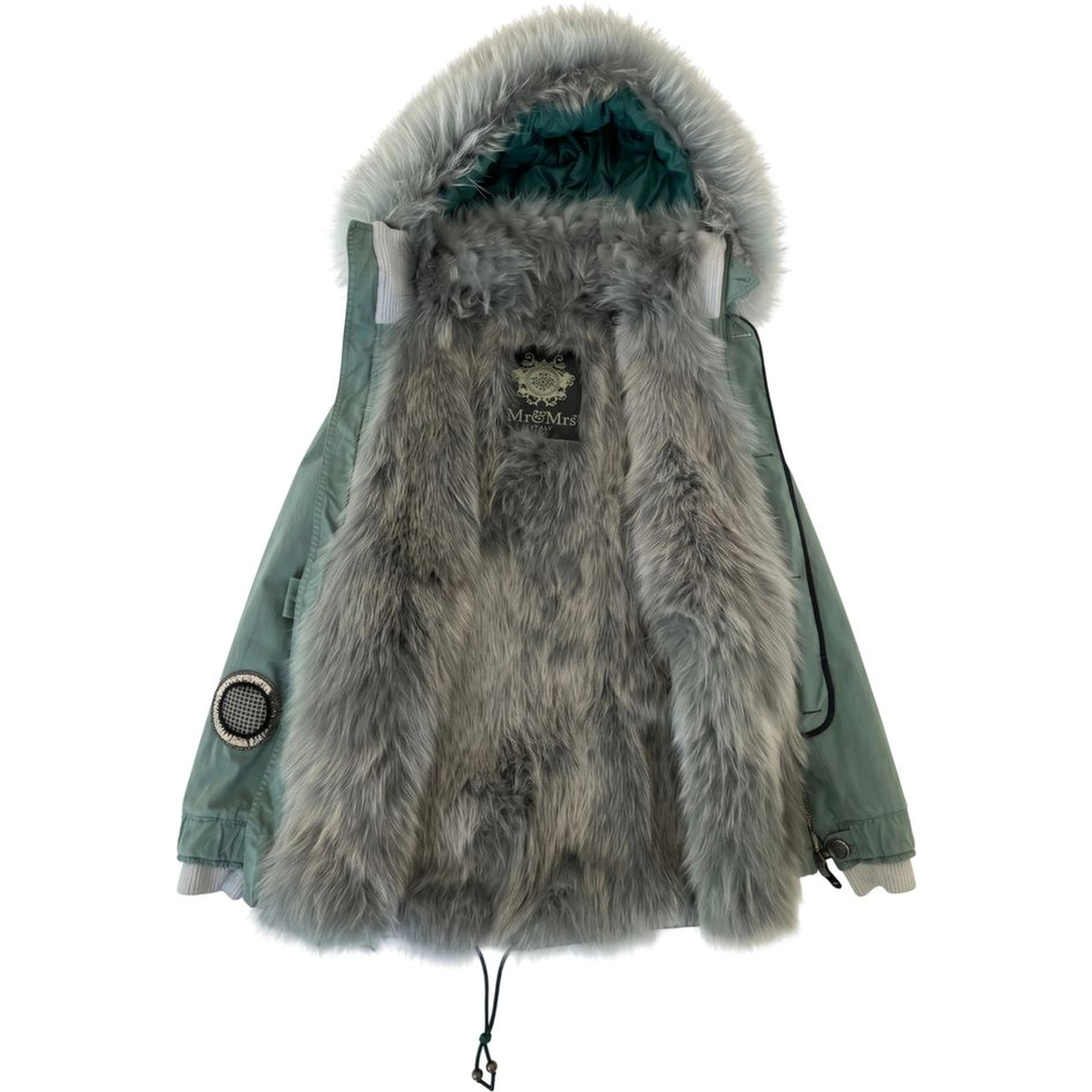 Green Cotton Women's Jacket