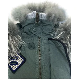 Green Cotton Women's Jacket