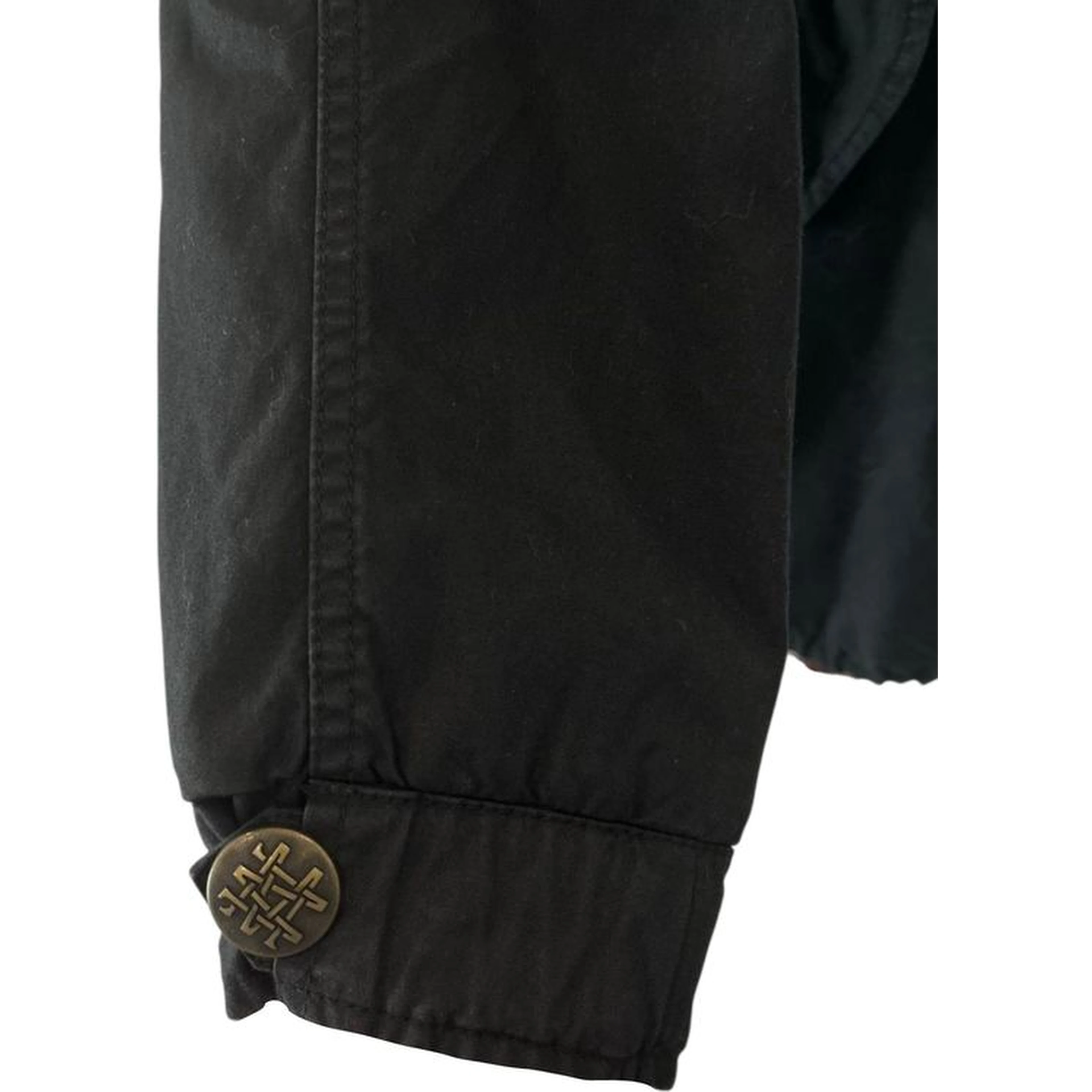Black Cotton Women Jacket