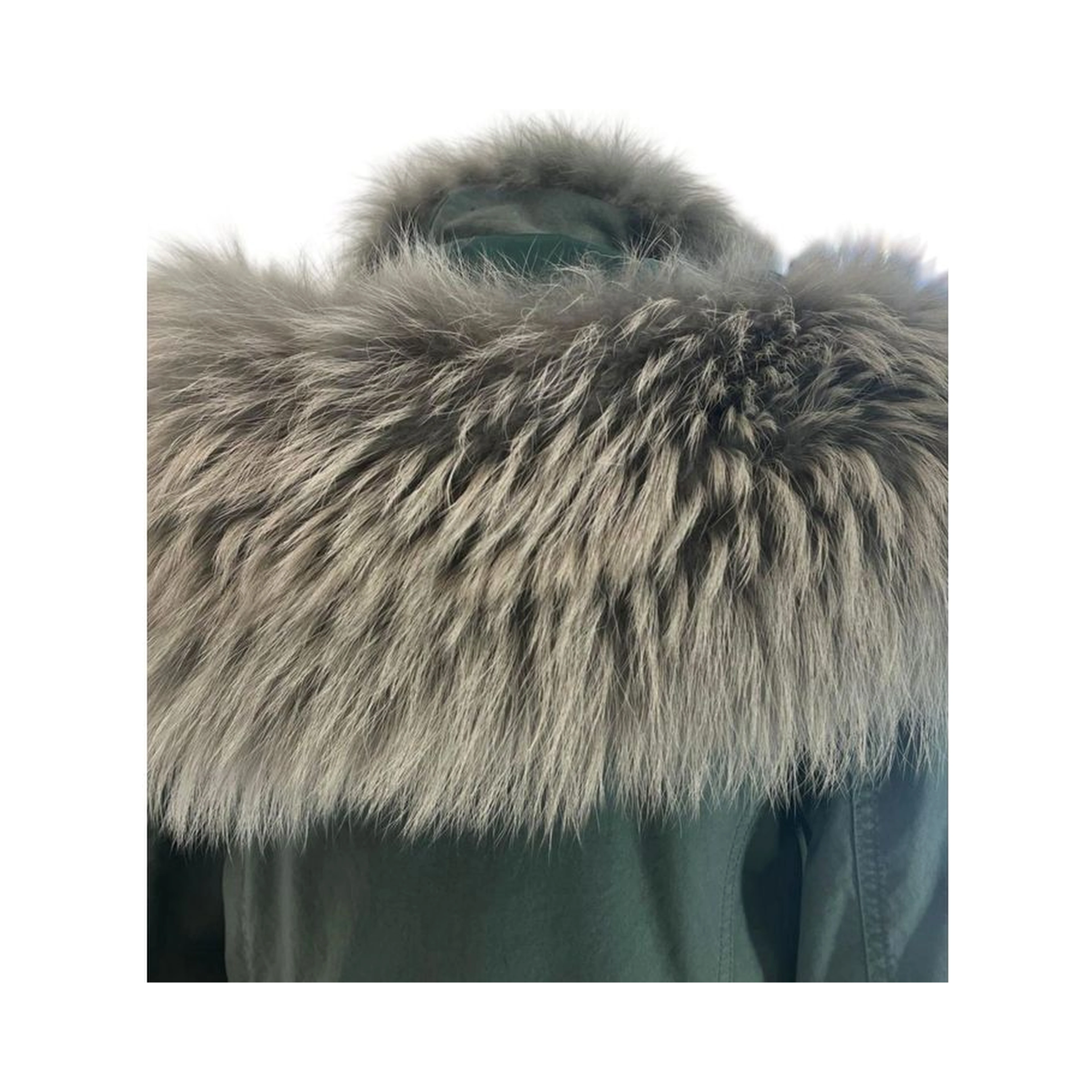 Green Cotton Women's Jacket