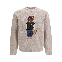 Beige Wool Oves Aries Sweatshirt