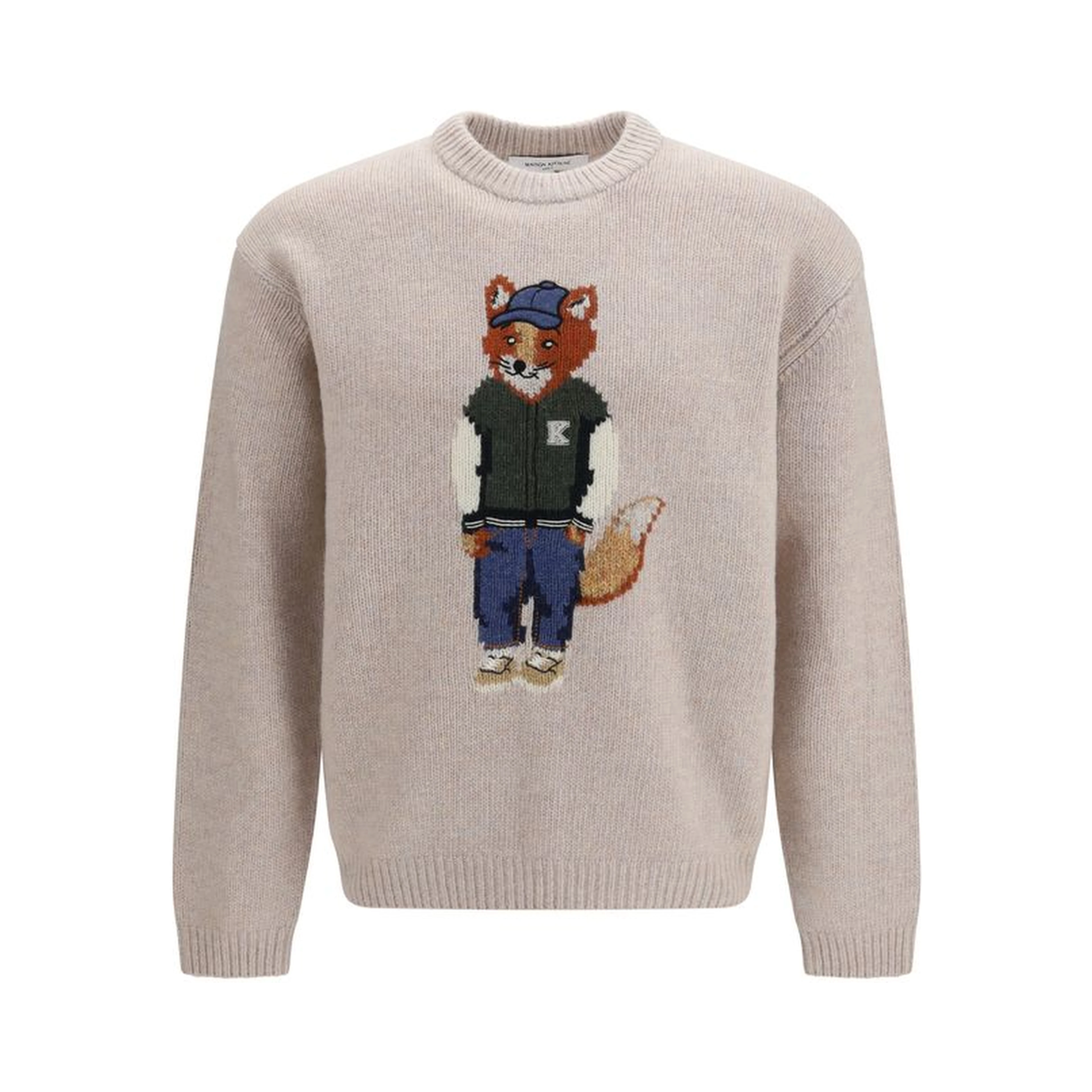 Beige Wool Oves Aries Sweatshirt