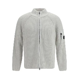 White Polyamide Cardigan