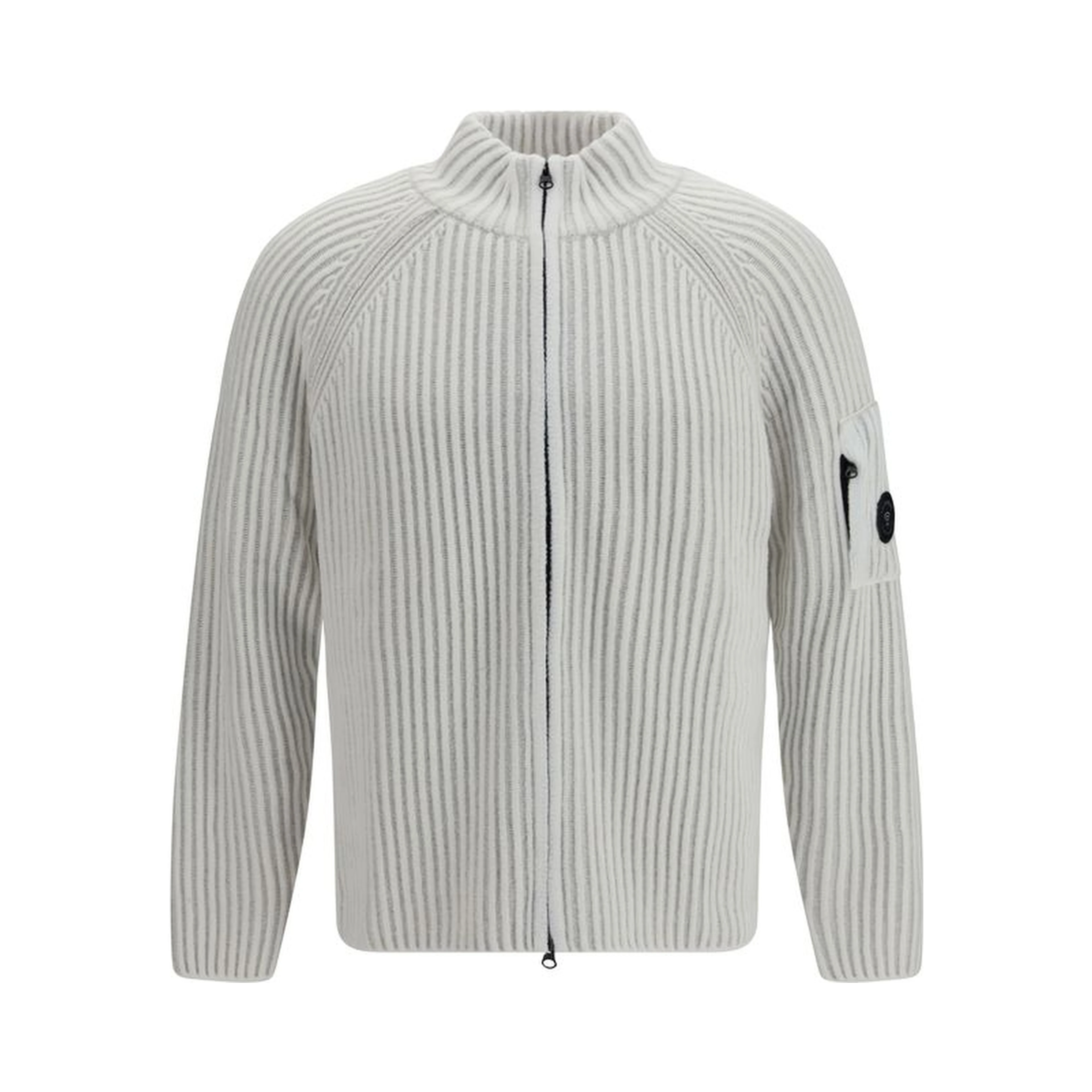 White Polyamide Cardigan
