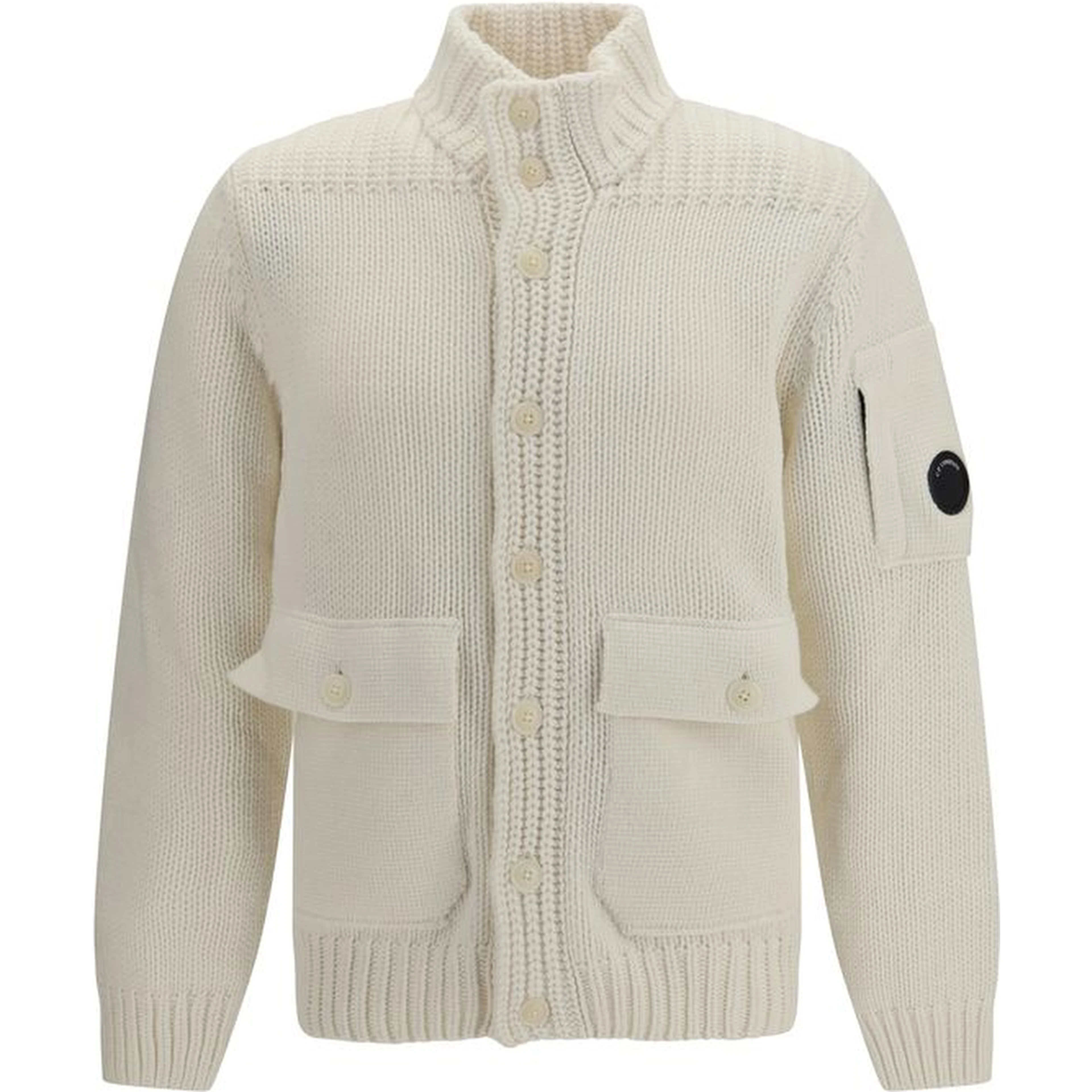 White Wool Oves Aries Cardigan