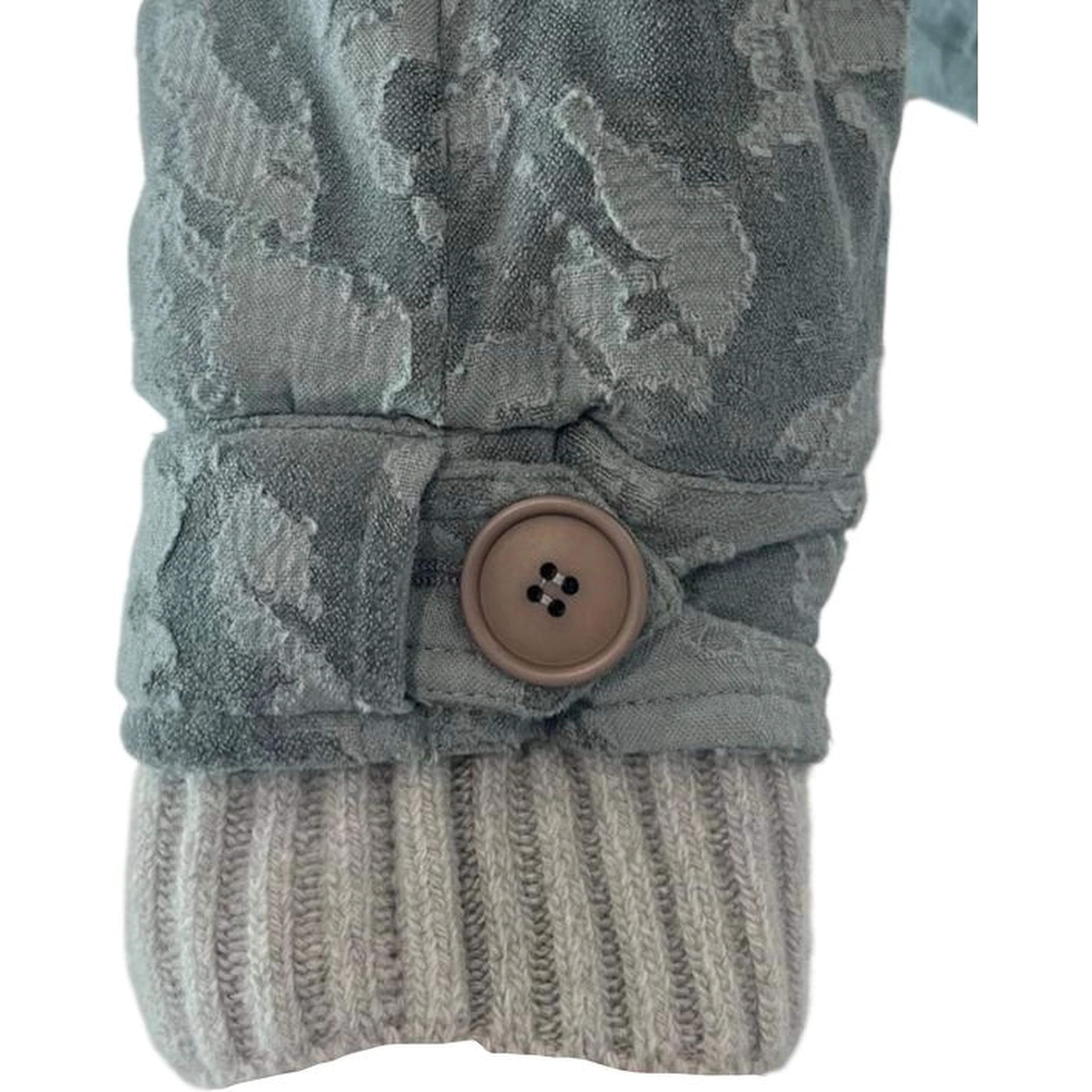 Light Blue Cotton Women's Jacket