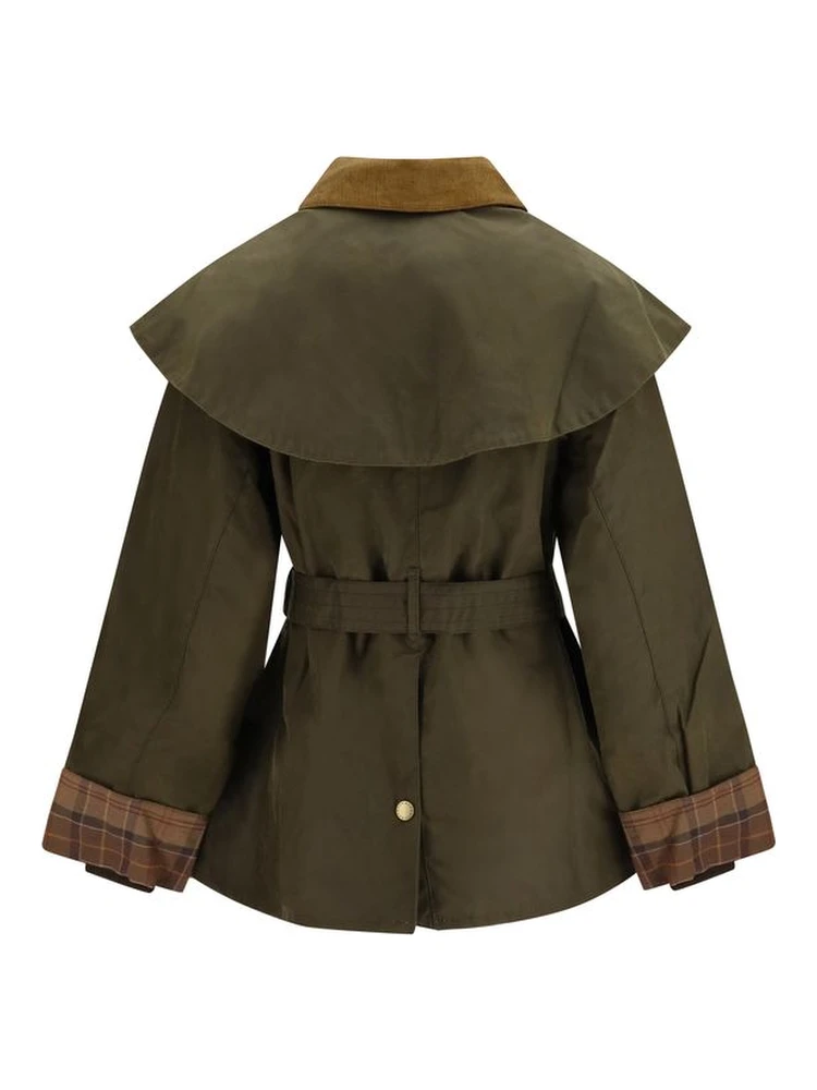 Bicolor Cotton Full-Length Jacket alternative