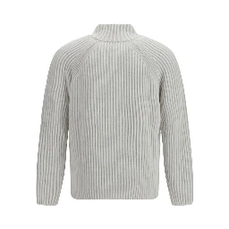 White Polyamide Cardigan