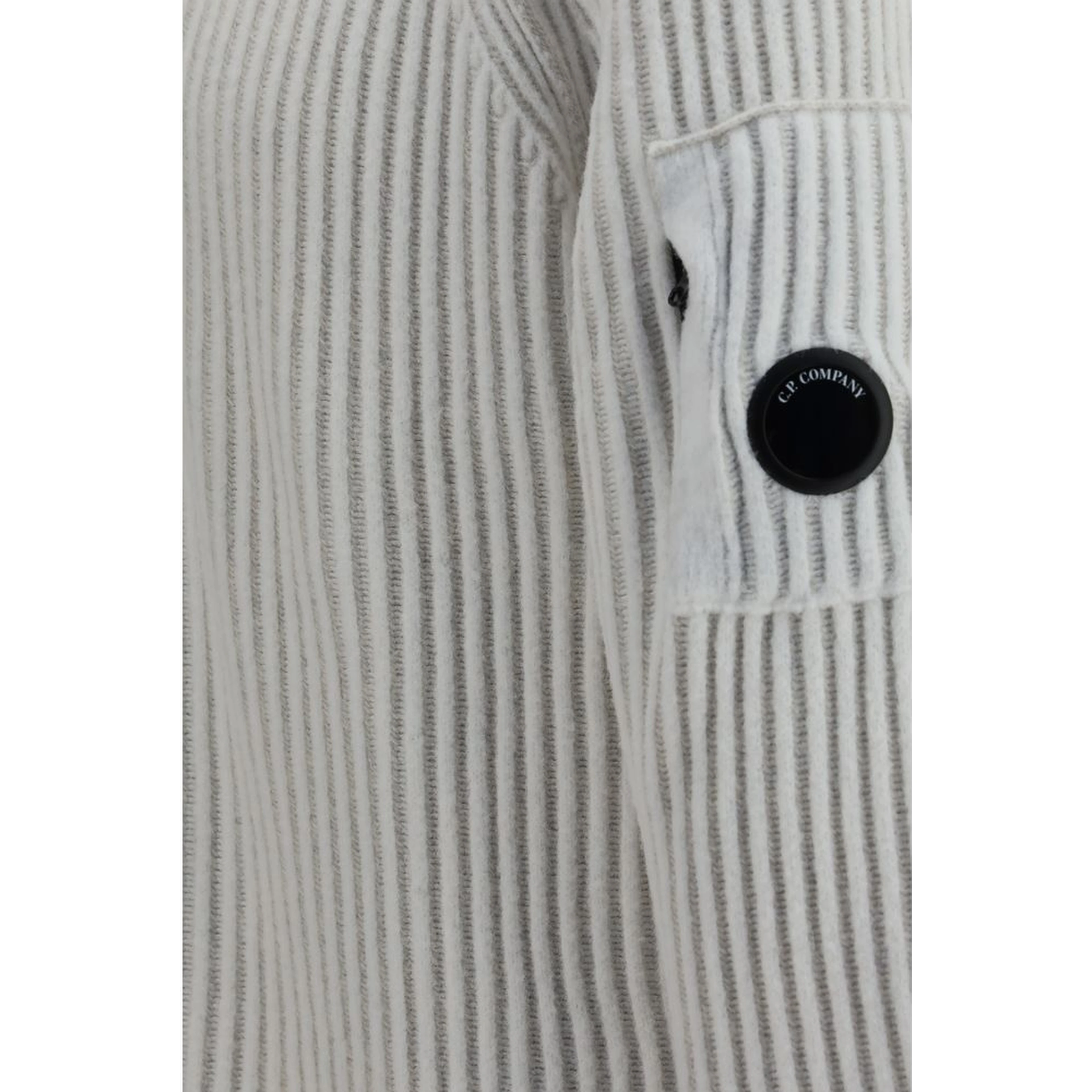 White Polyamide Cardigan