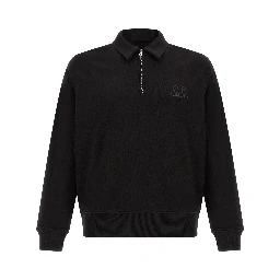 Black Cotton Sweatshirt