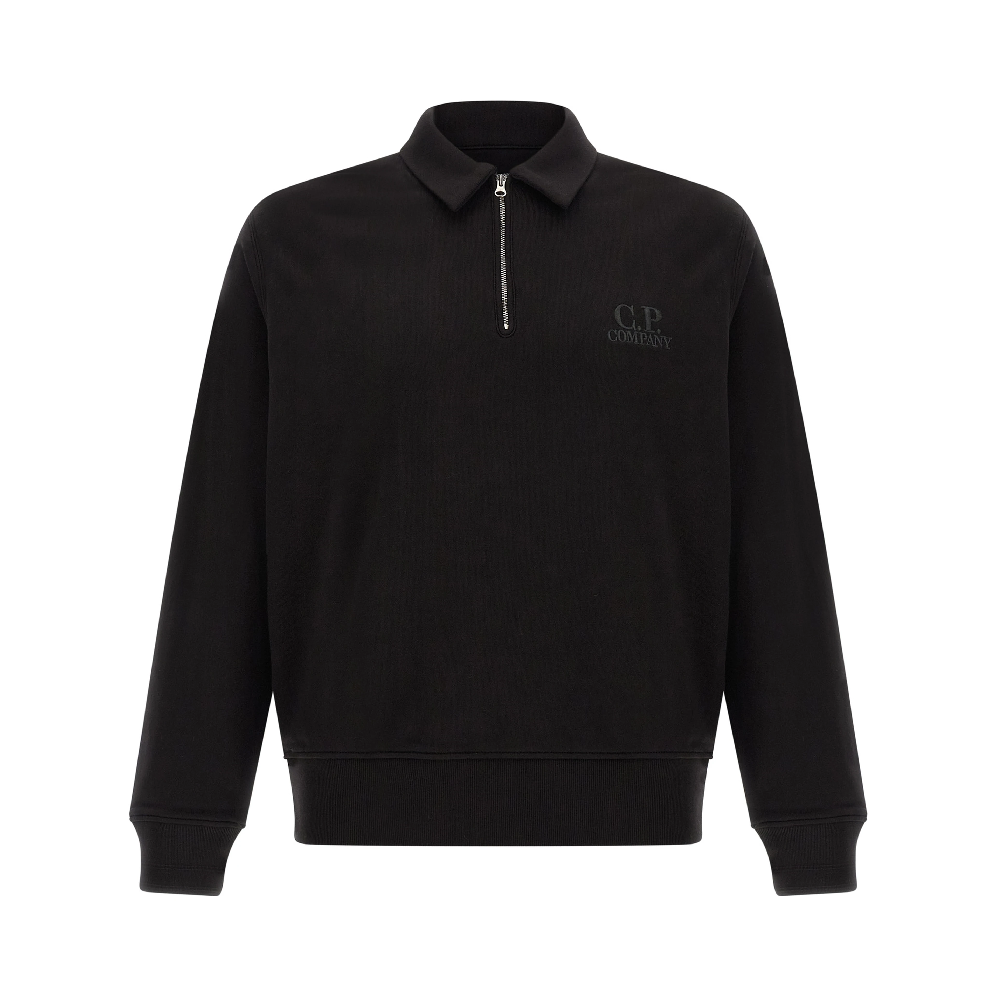 Black Cotton Sweatshirt