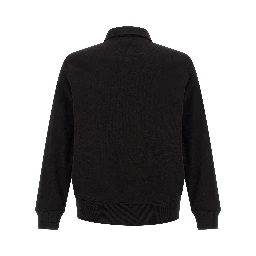 Black Cotton Sweatshirt