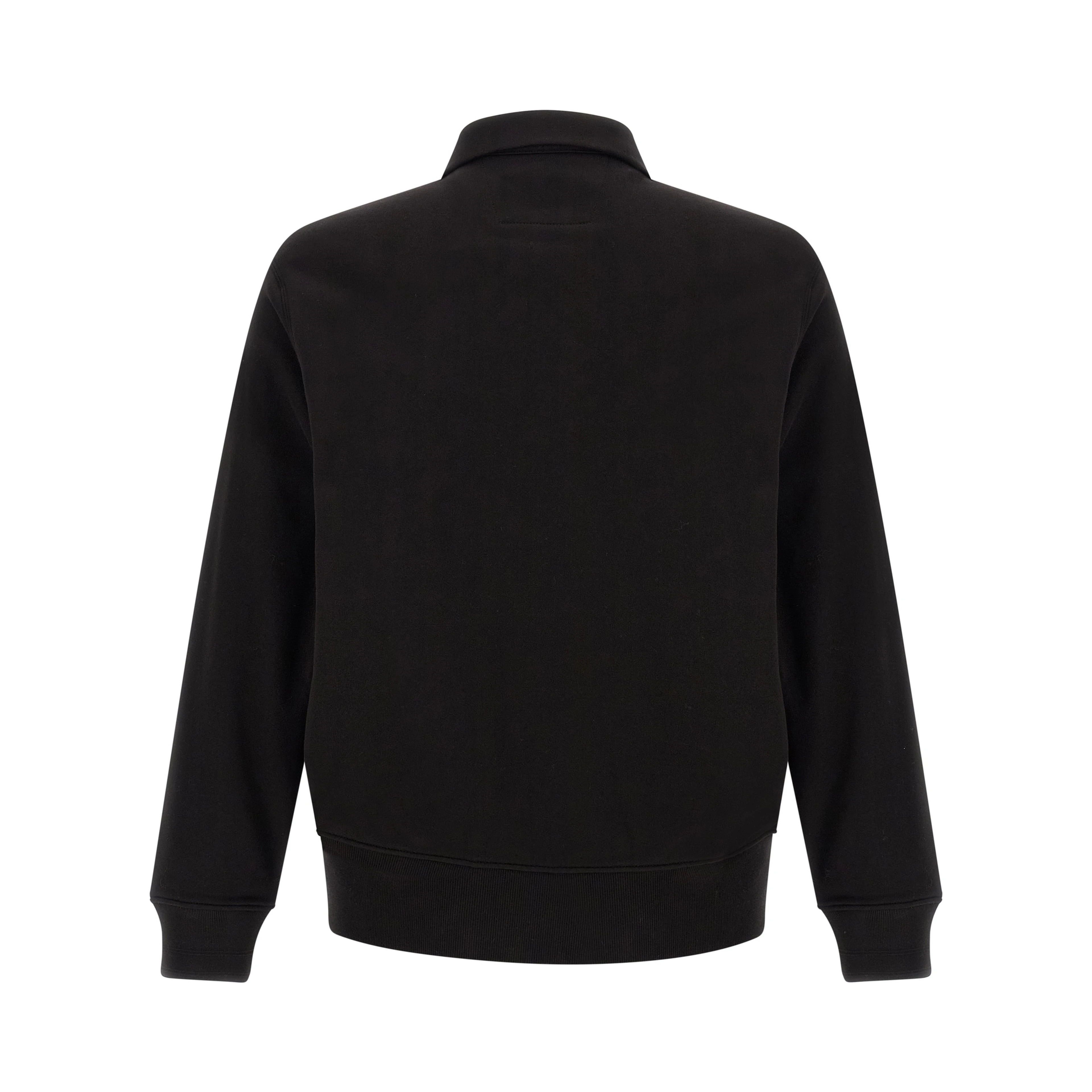 Black Cotton Sweatshirt