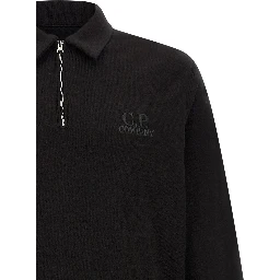 Black Cotton Sweatshirt