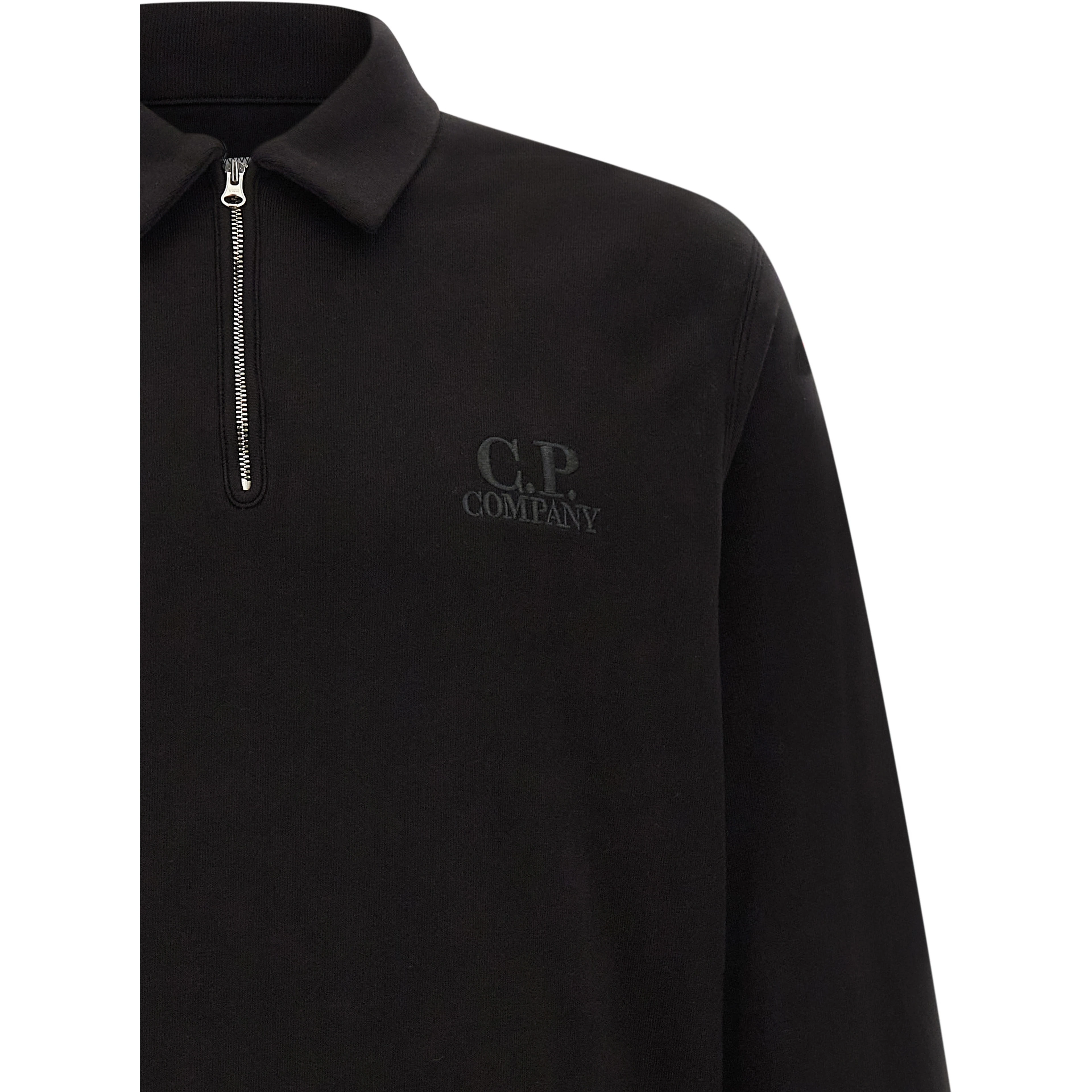 Black Cotton Sweatshirt