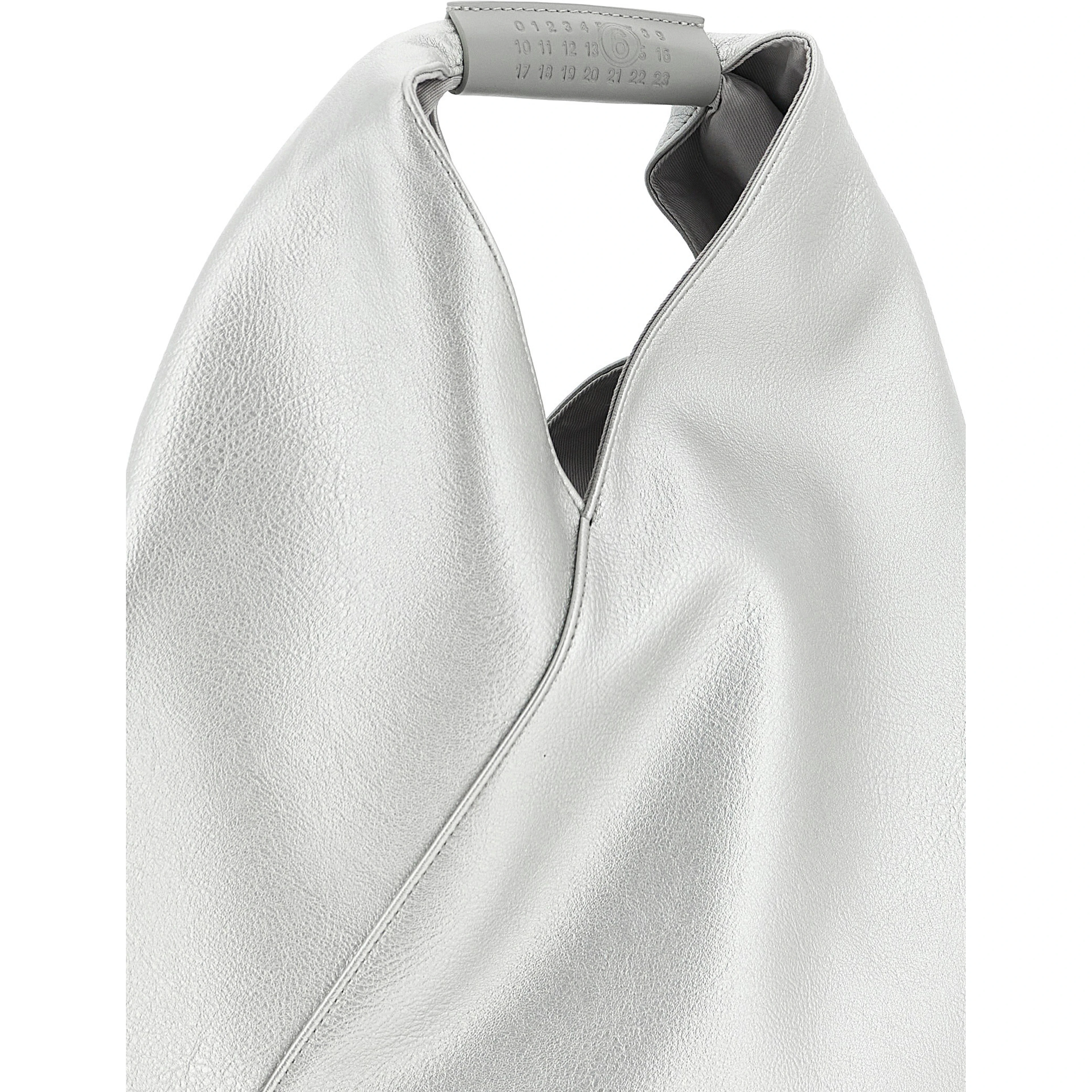 Silver Polyethylene Handbag