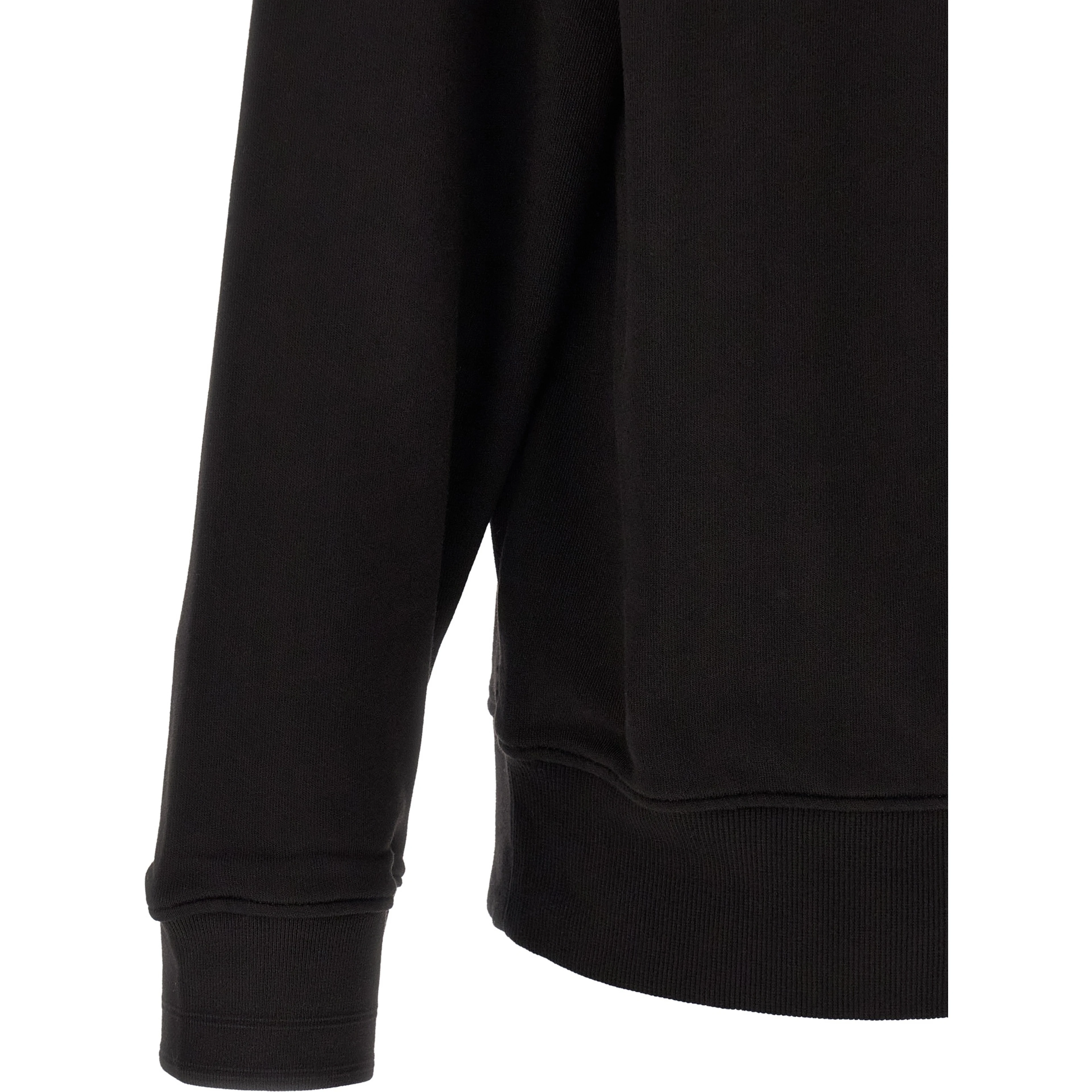 Black Cotton Sweatshirt