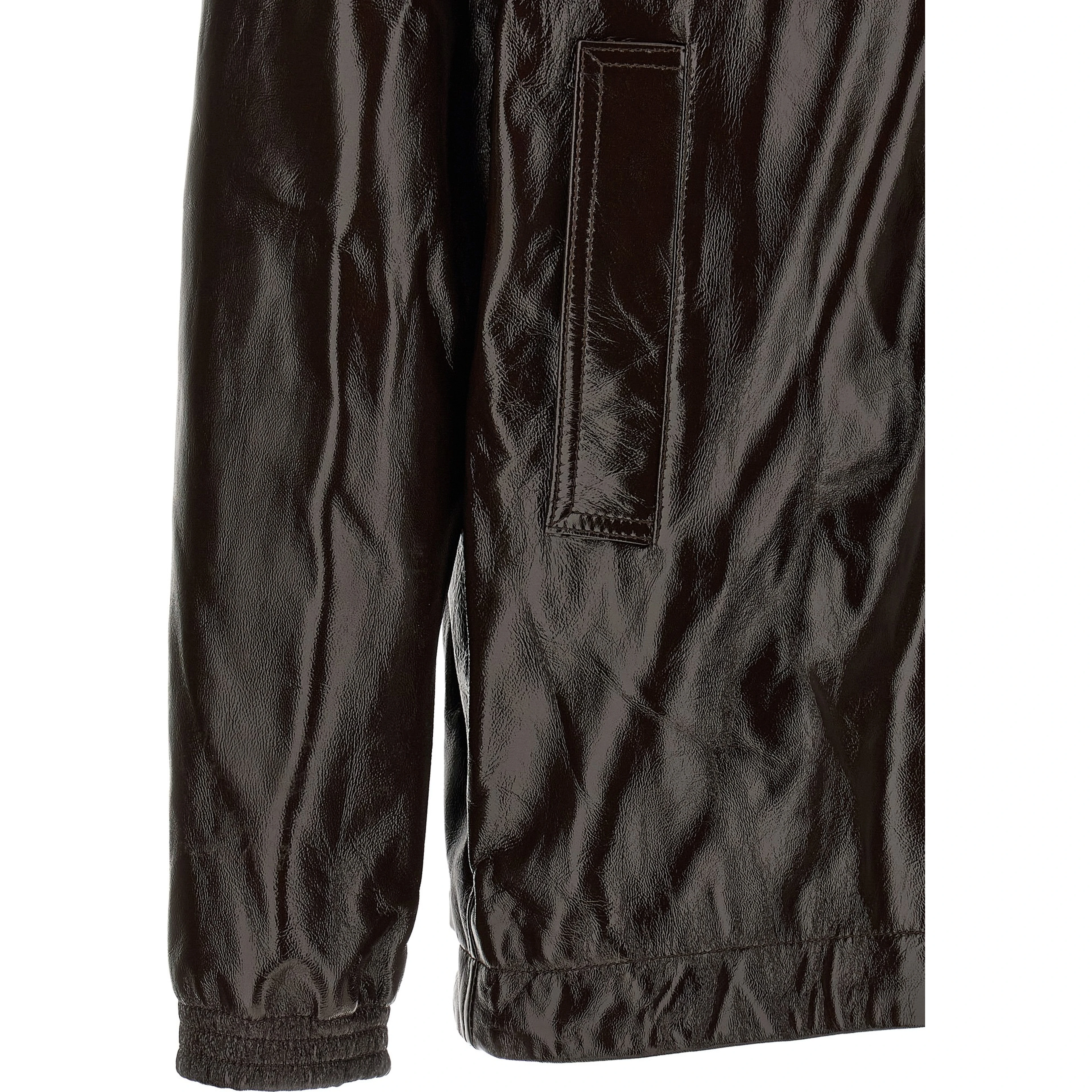 Brown Lamb Leather Leather Jacket
