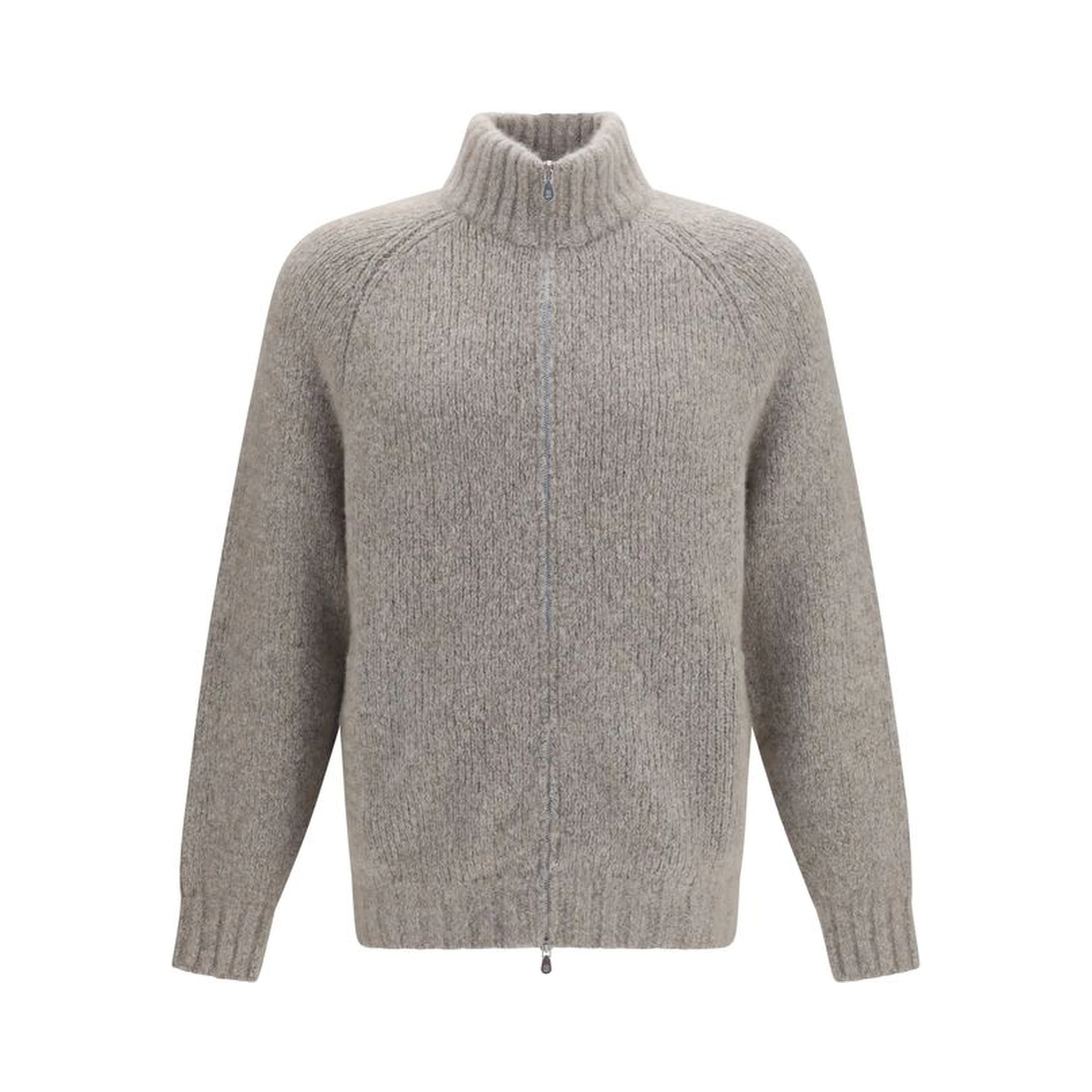 Gray Cashmere Cardigan
