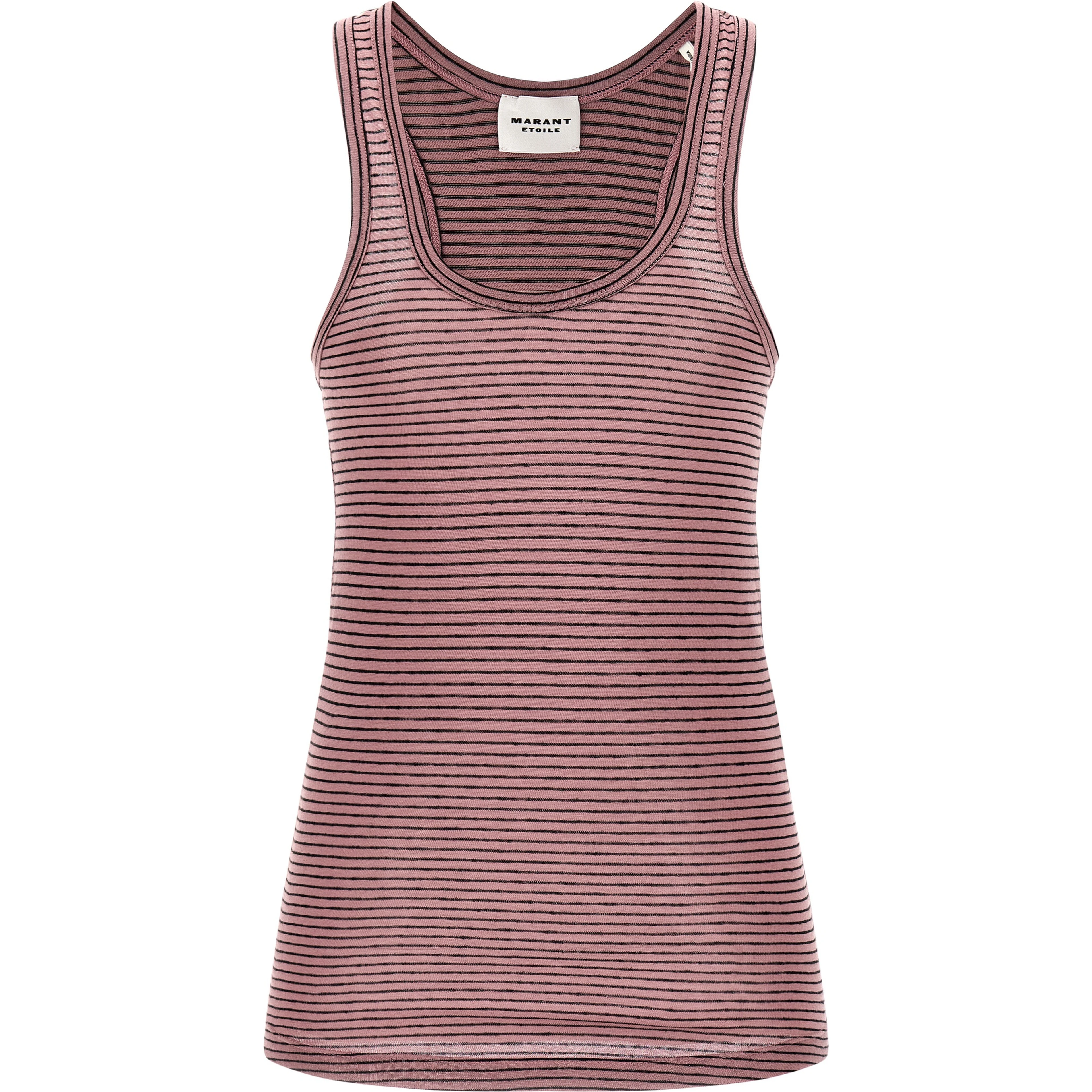 Multicolor Cotton Sleeveles T-Shirt