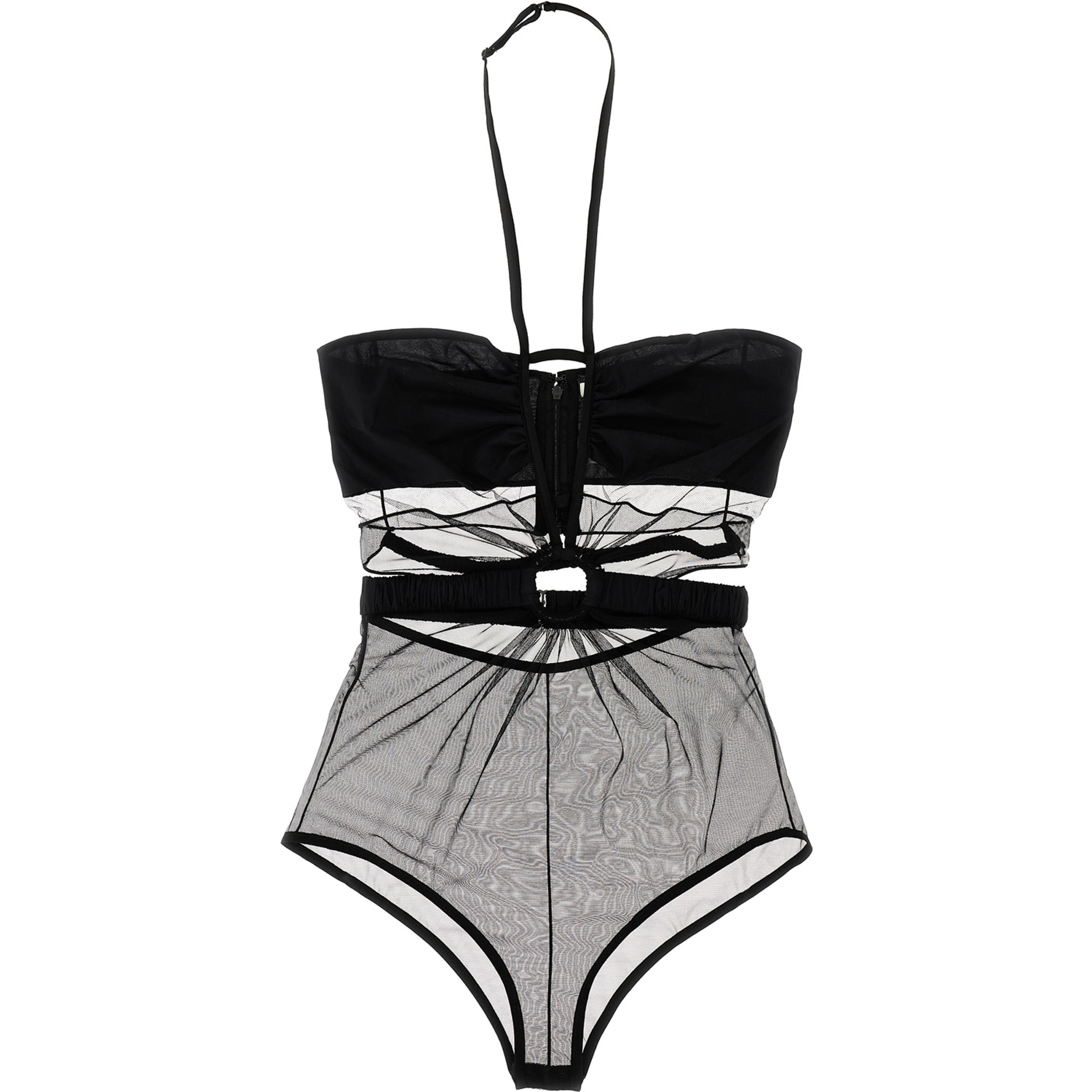 Black Polyamide Bodysuit