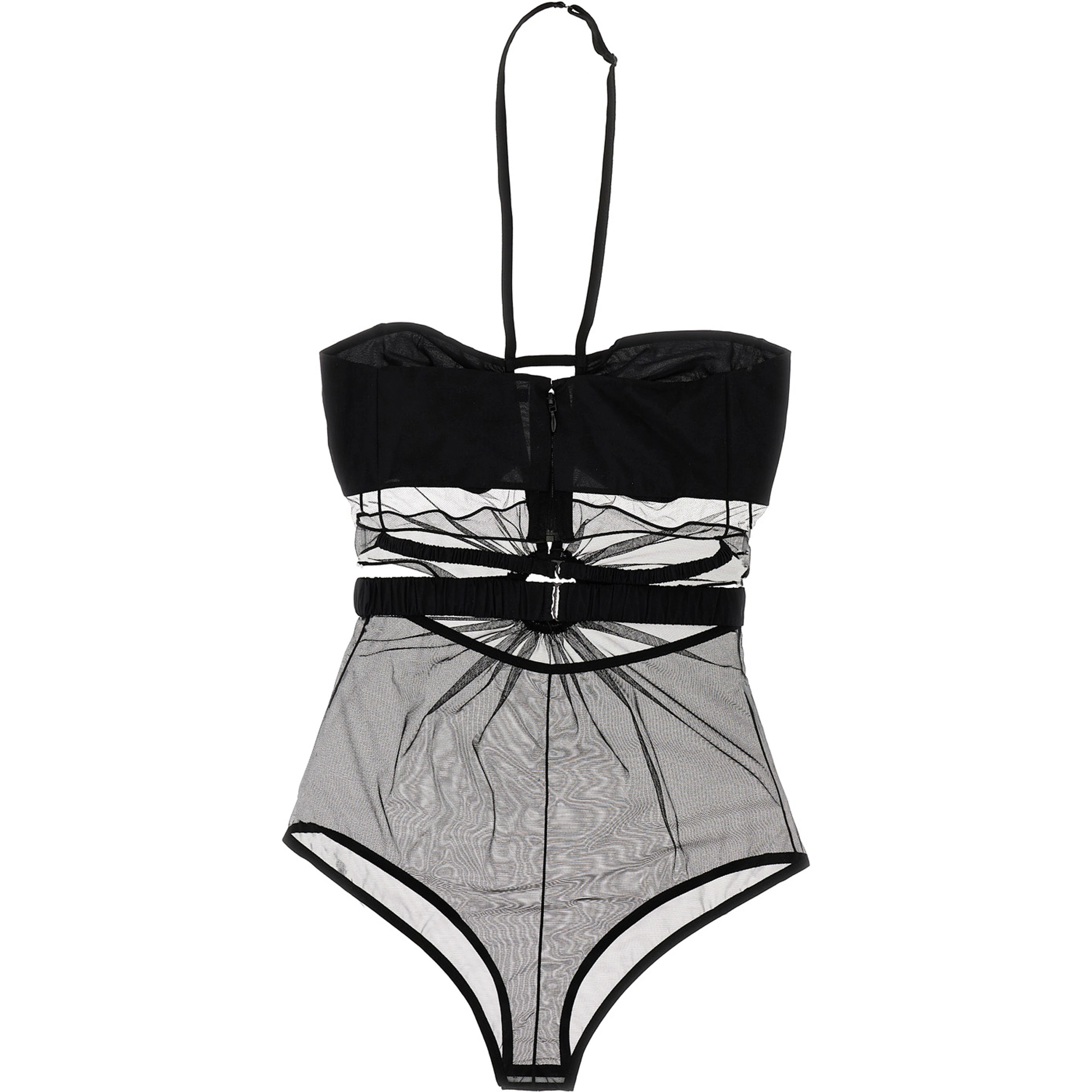 Black Polyamide Bodysuit