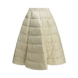 Padded midi skirt