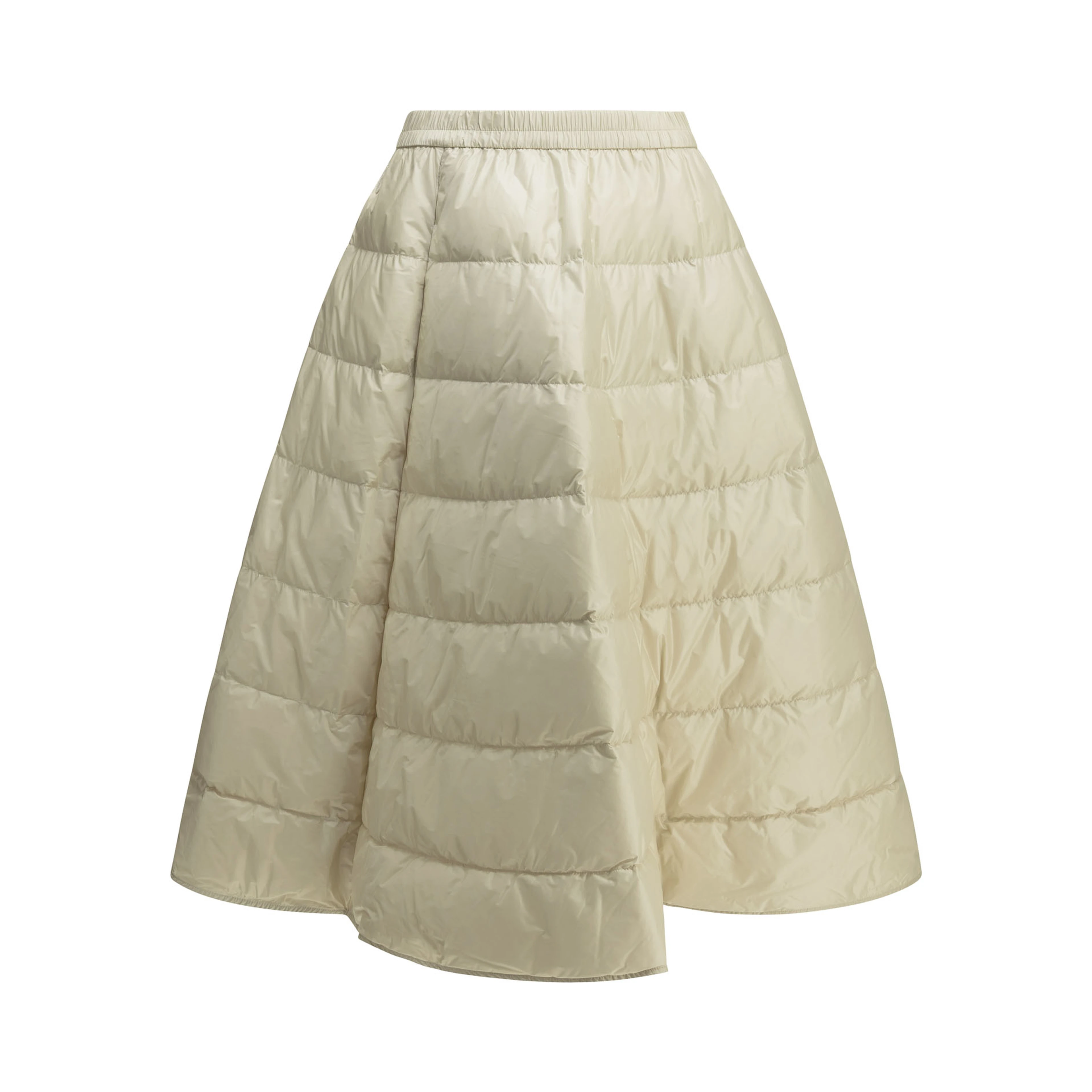 Padded midi skirt