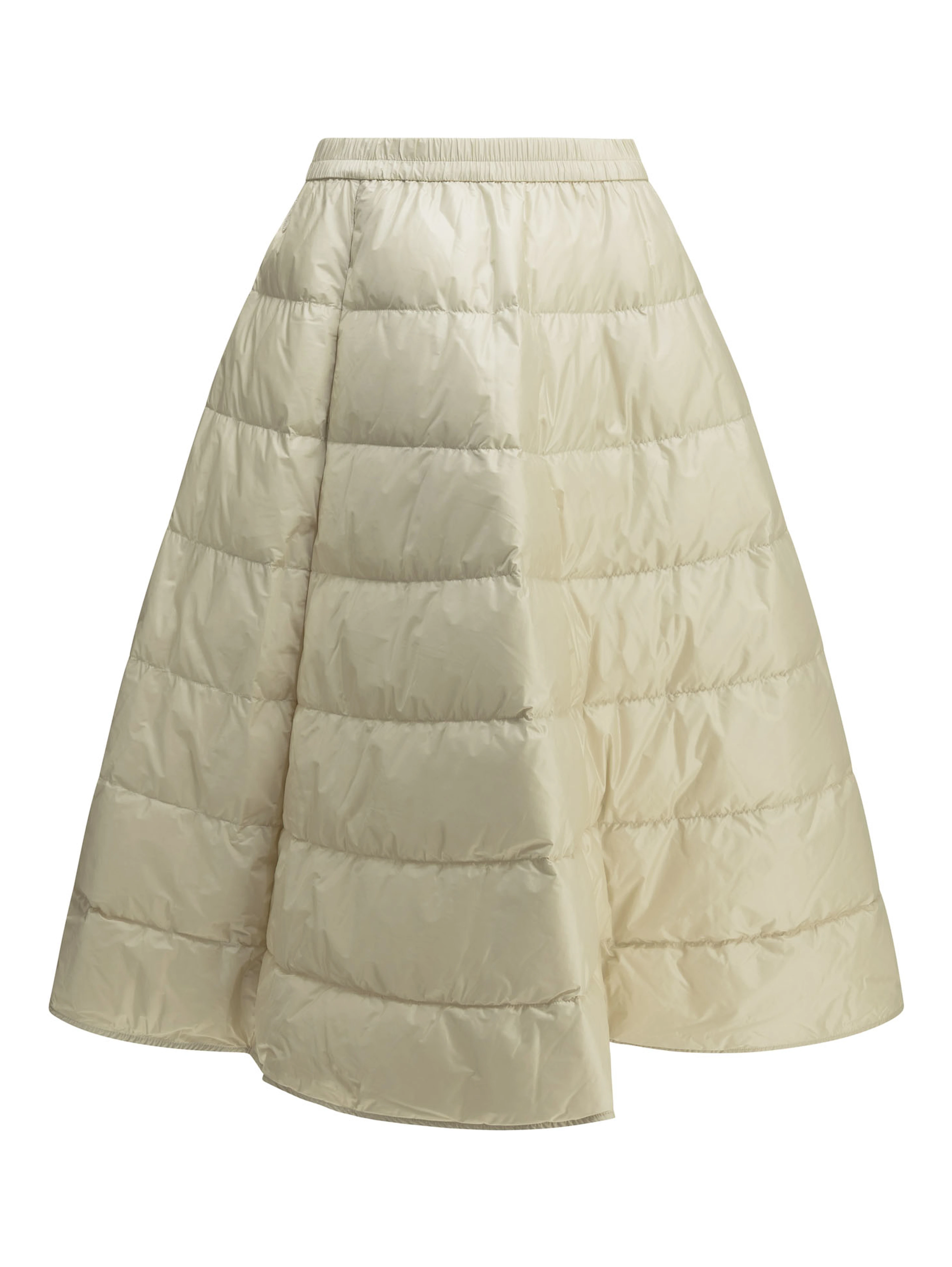 Padded midi skirt
