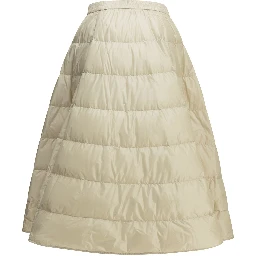 Padded midi skirt