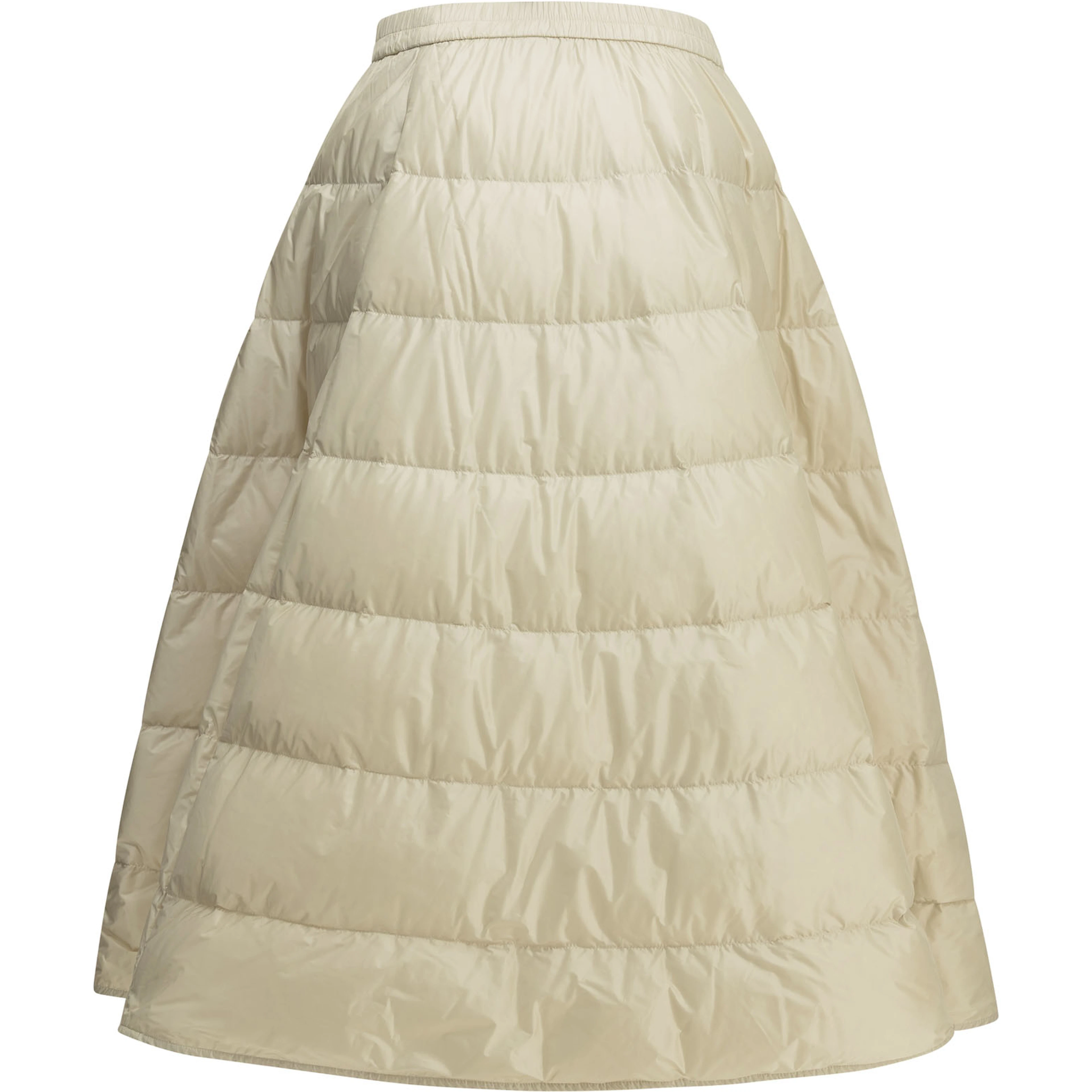 Padded midi skirt
