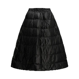 Padded midi skirt