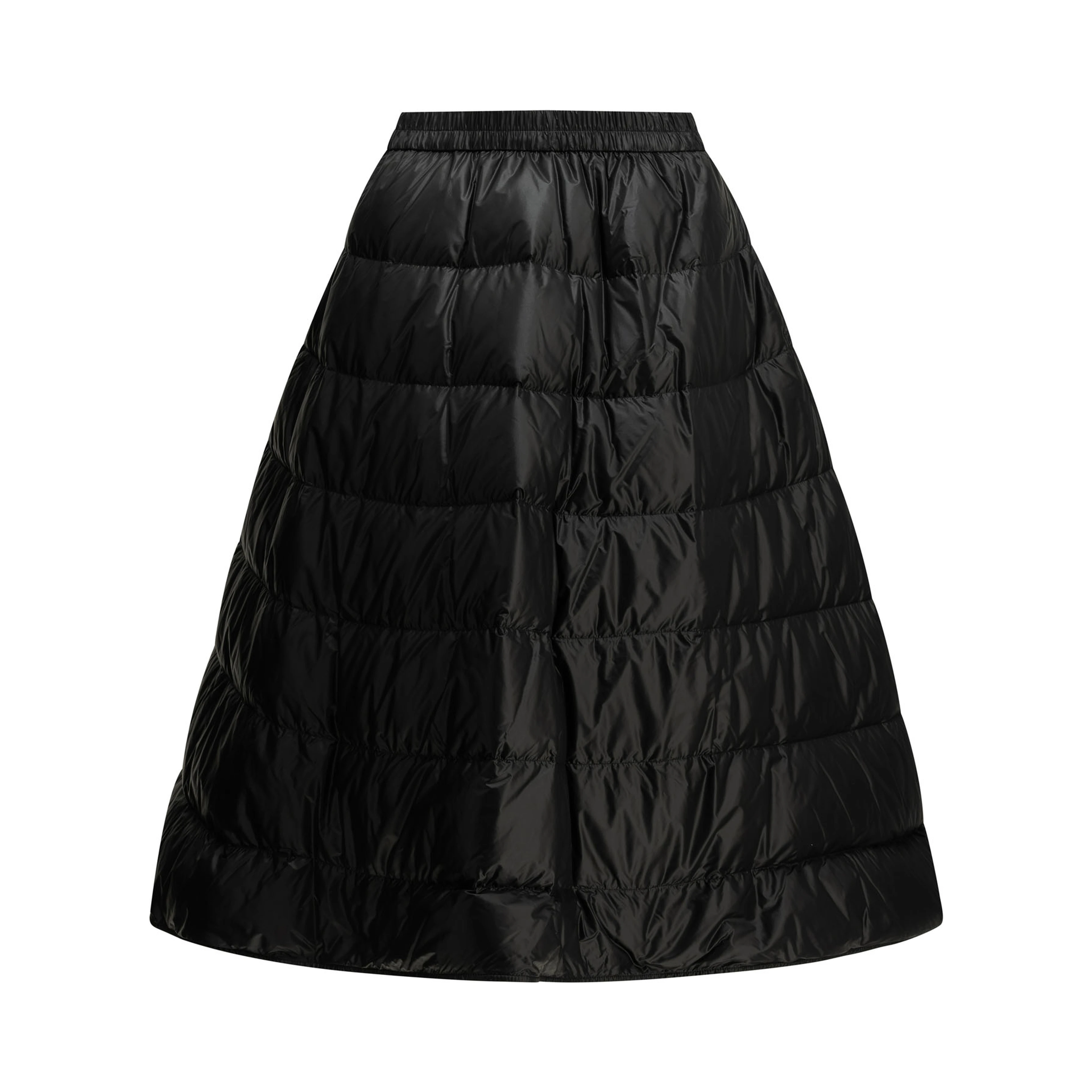 Padded midi skirt