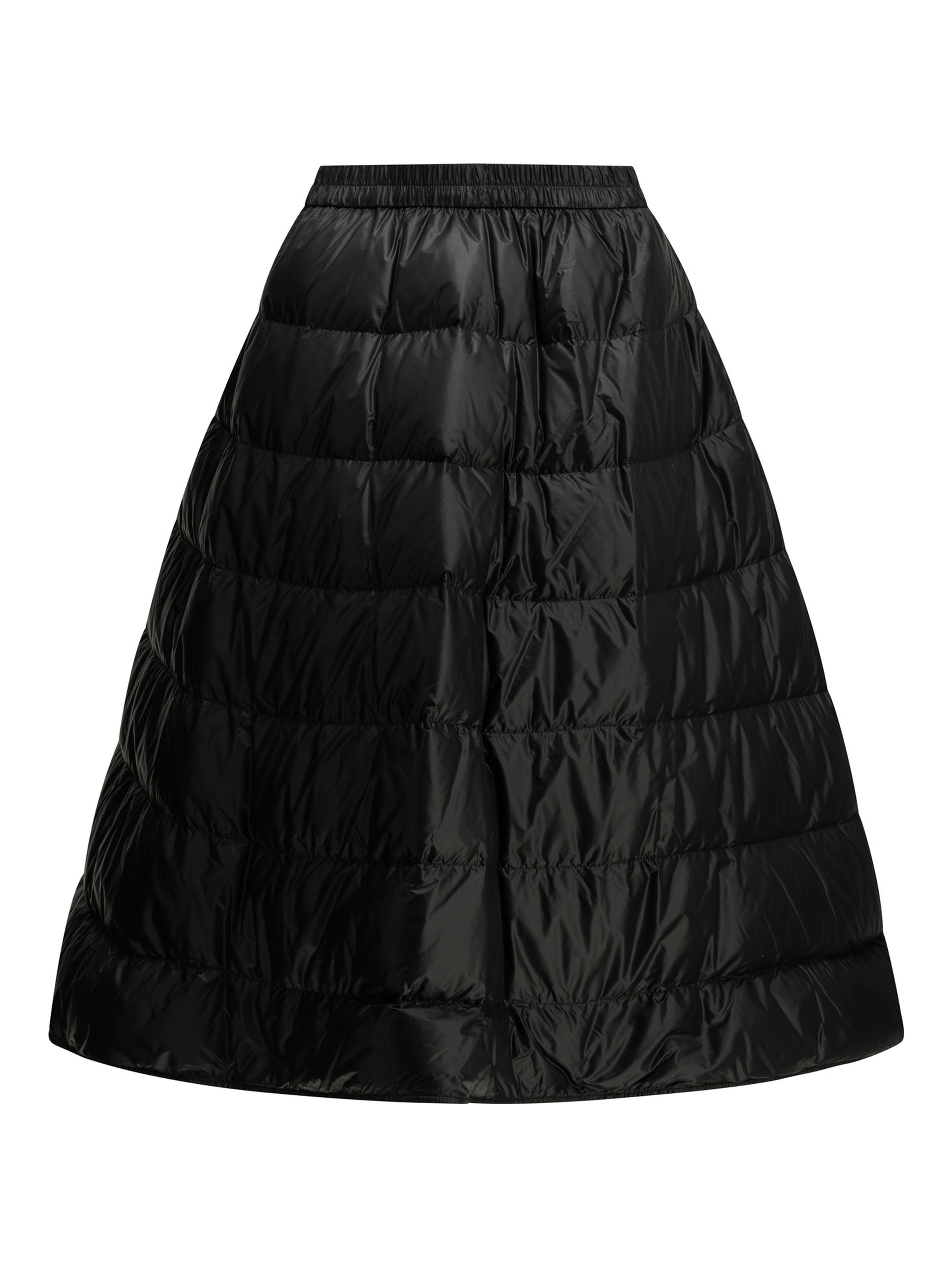 Padded midi skirt