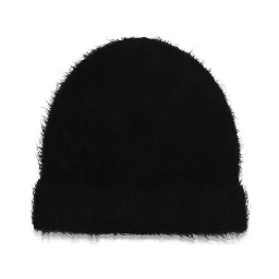 Black Alpaca Vicugna Pacos Beanie