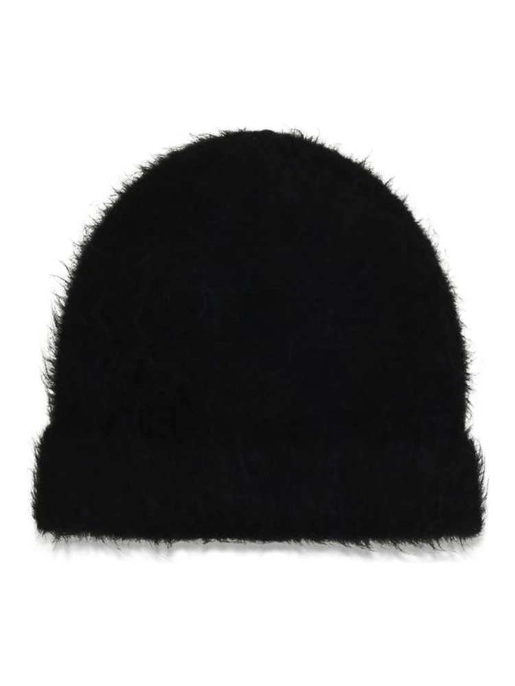 Black Alpaca Vicugna Pacos Beanie