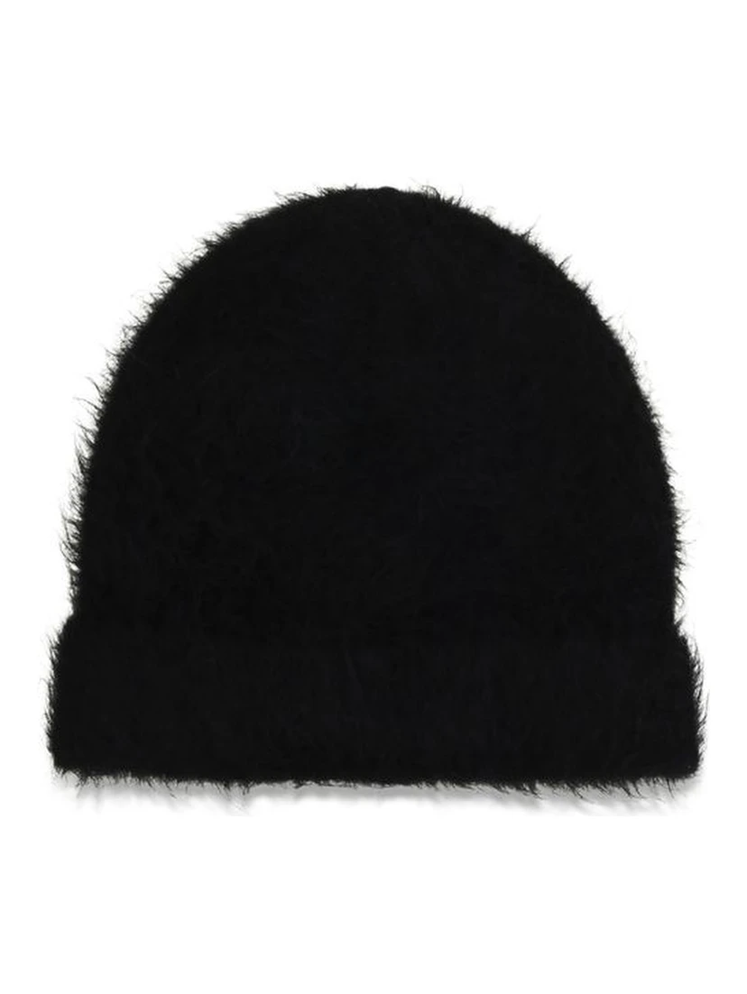 Black Alpaca Vicugna Pacos Beanie
