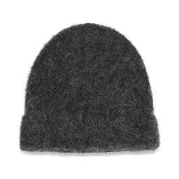 Gray Alpaca Vicugna Pacos Beanie