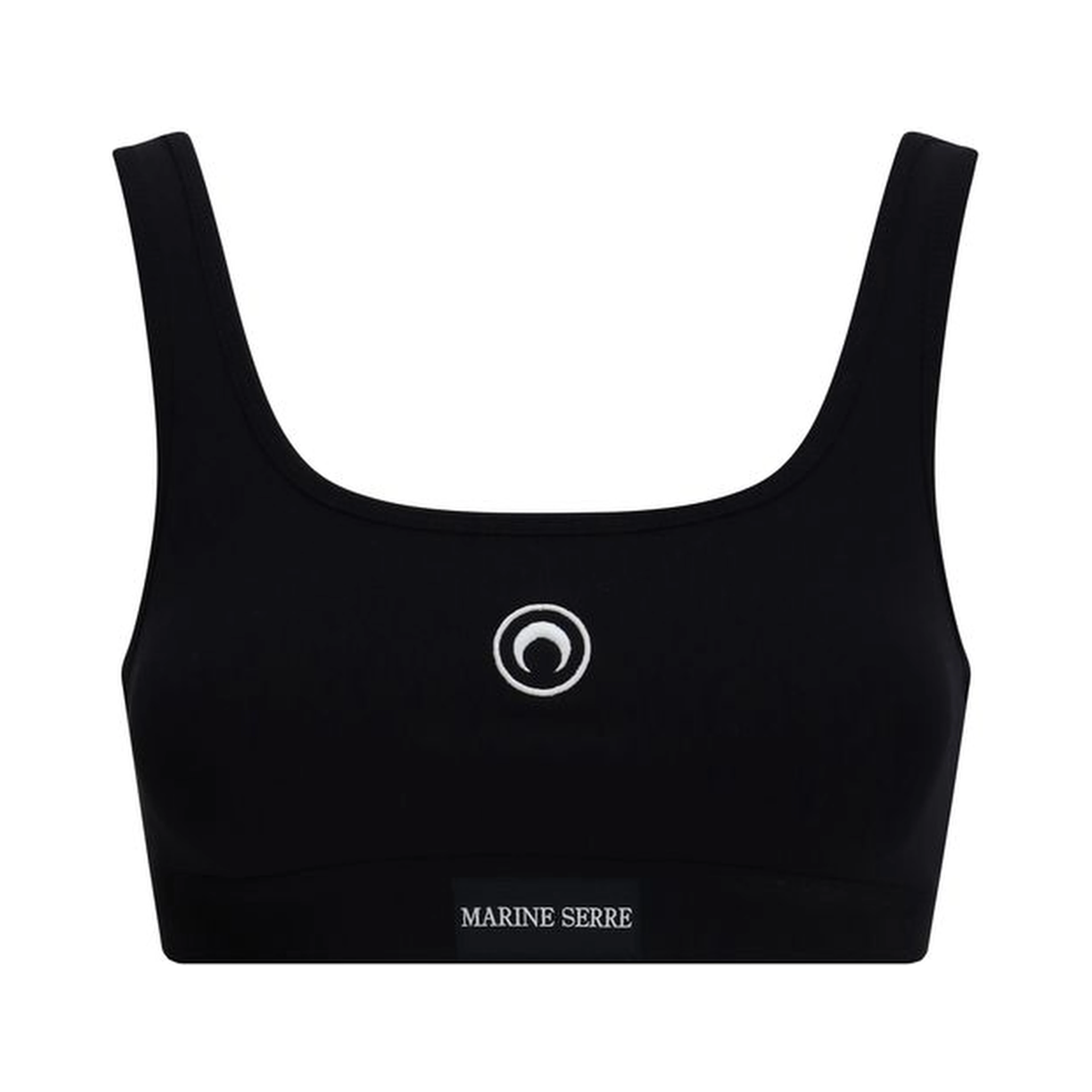 Black Cotton Sport Bra